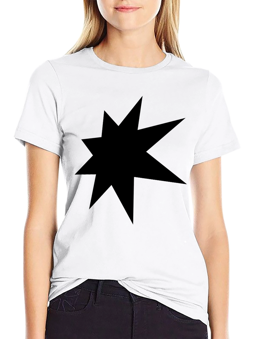 Black Star Graphic Tee - Modern Casual Comfort