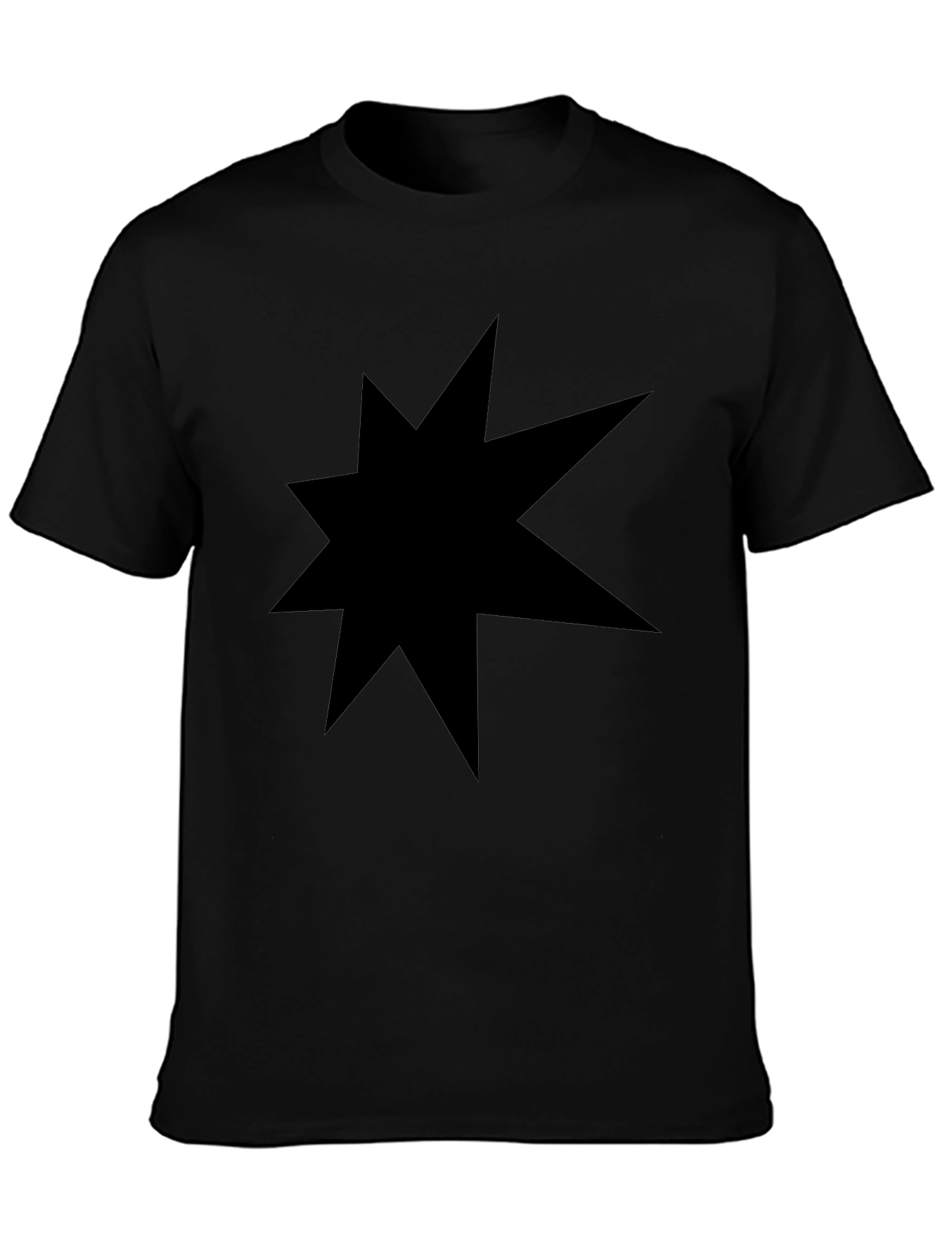 Black Star Graphic Tee - Modern Casual Comfort