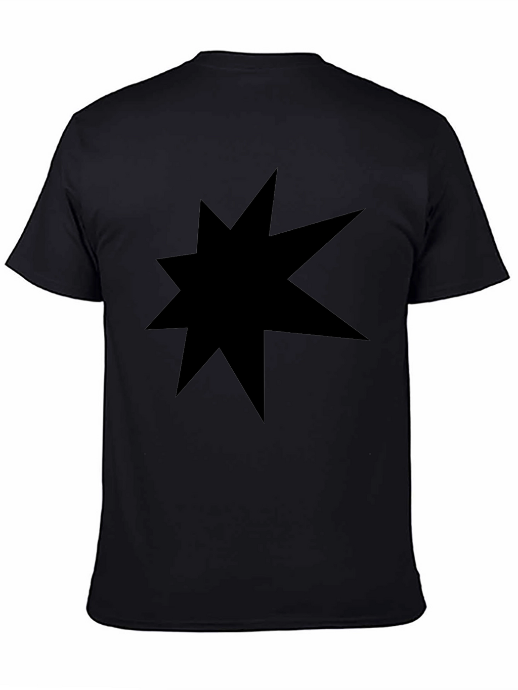 Black Star Graphic Tee - Modern Casual Comfort