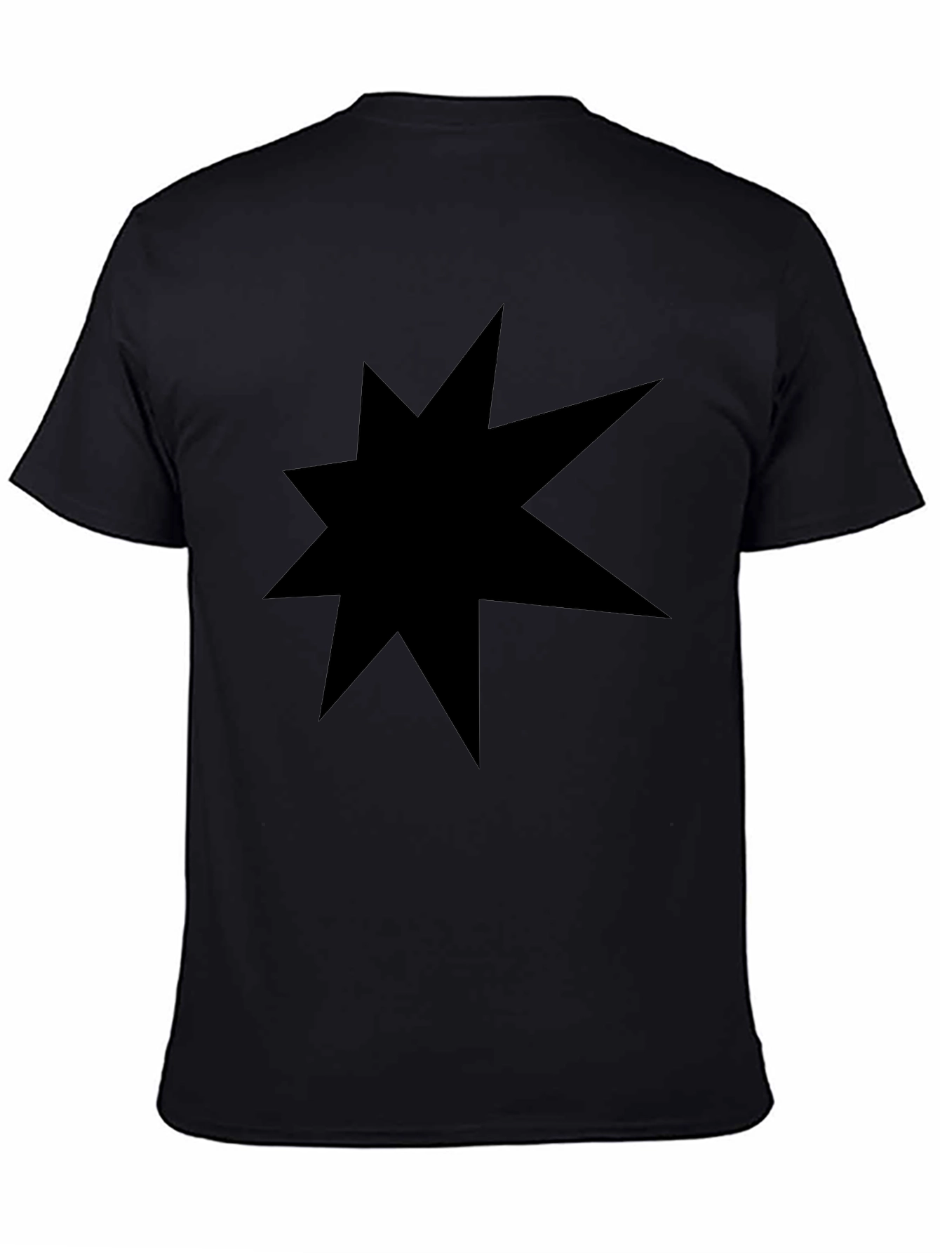 Black Star Graphic Tee - Modern Casual Comfort