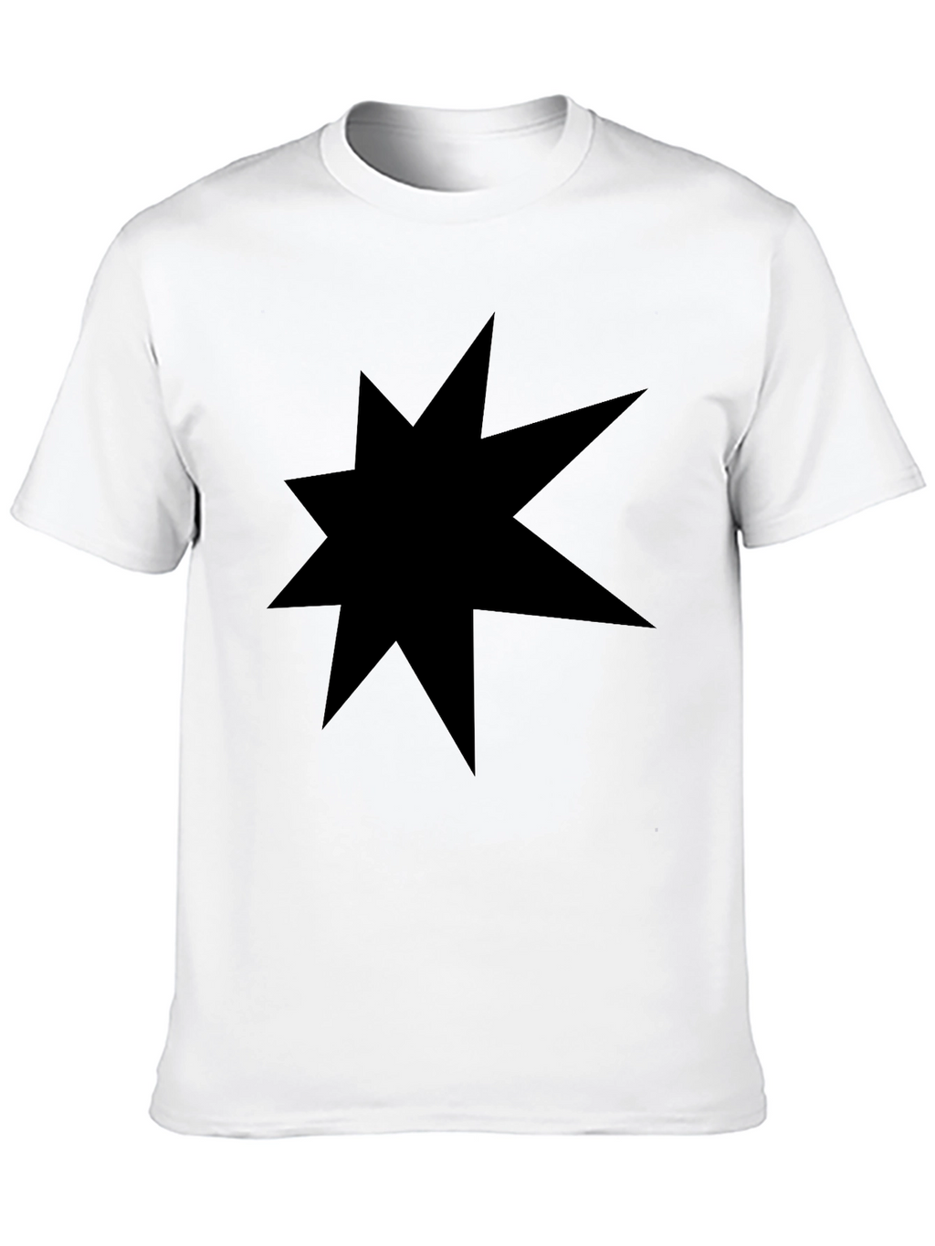 Black Star Graphic Tee - Modern Casual Comfort