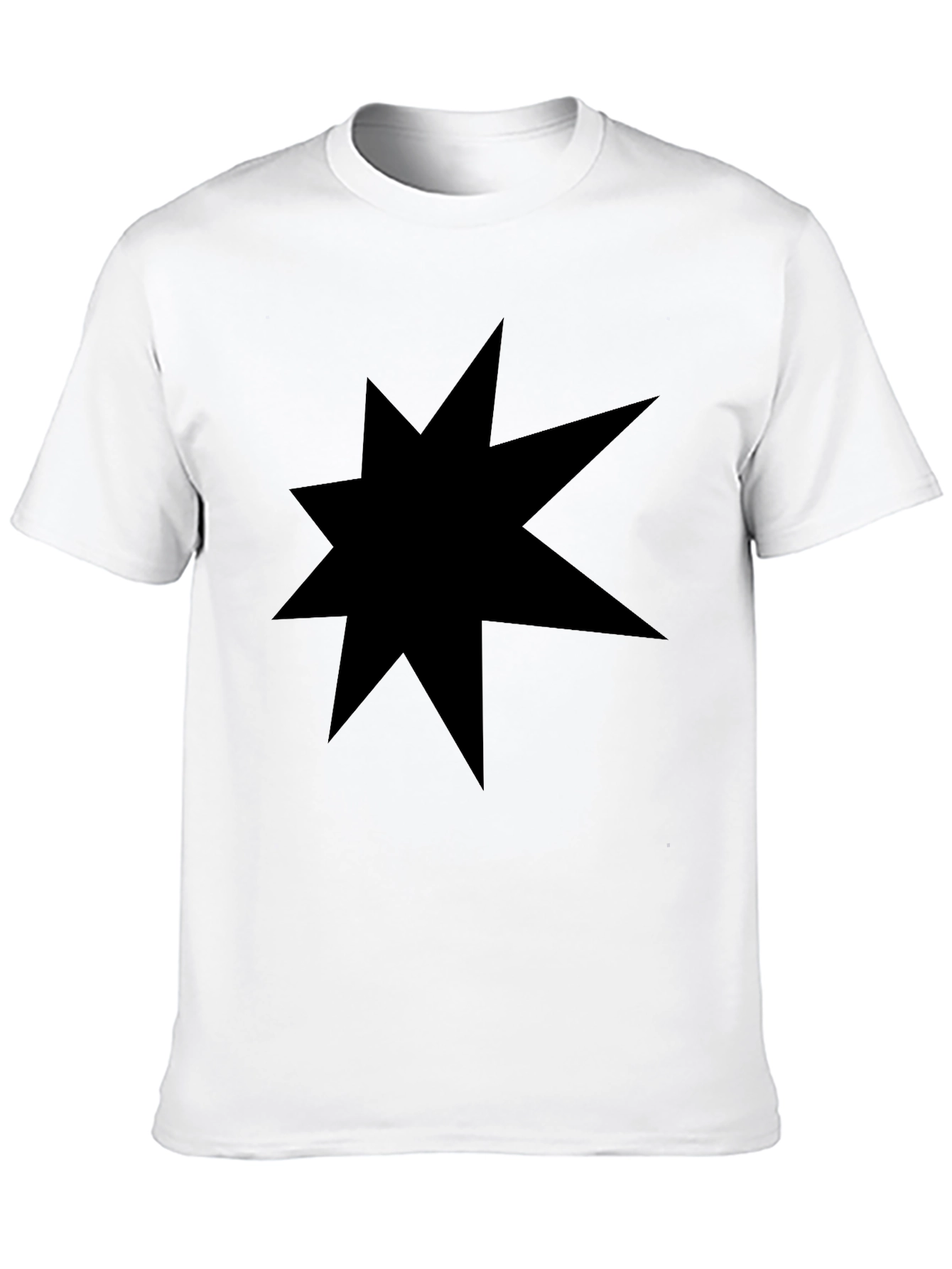 Black Star Graphic Tee - Modern Casual Comfort