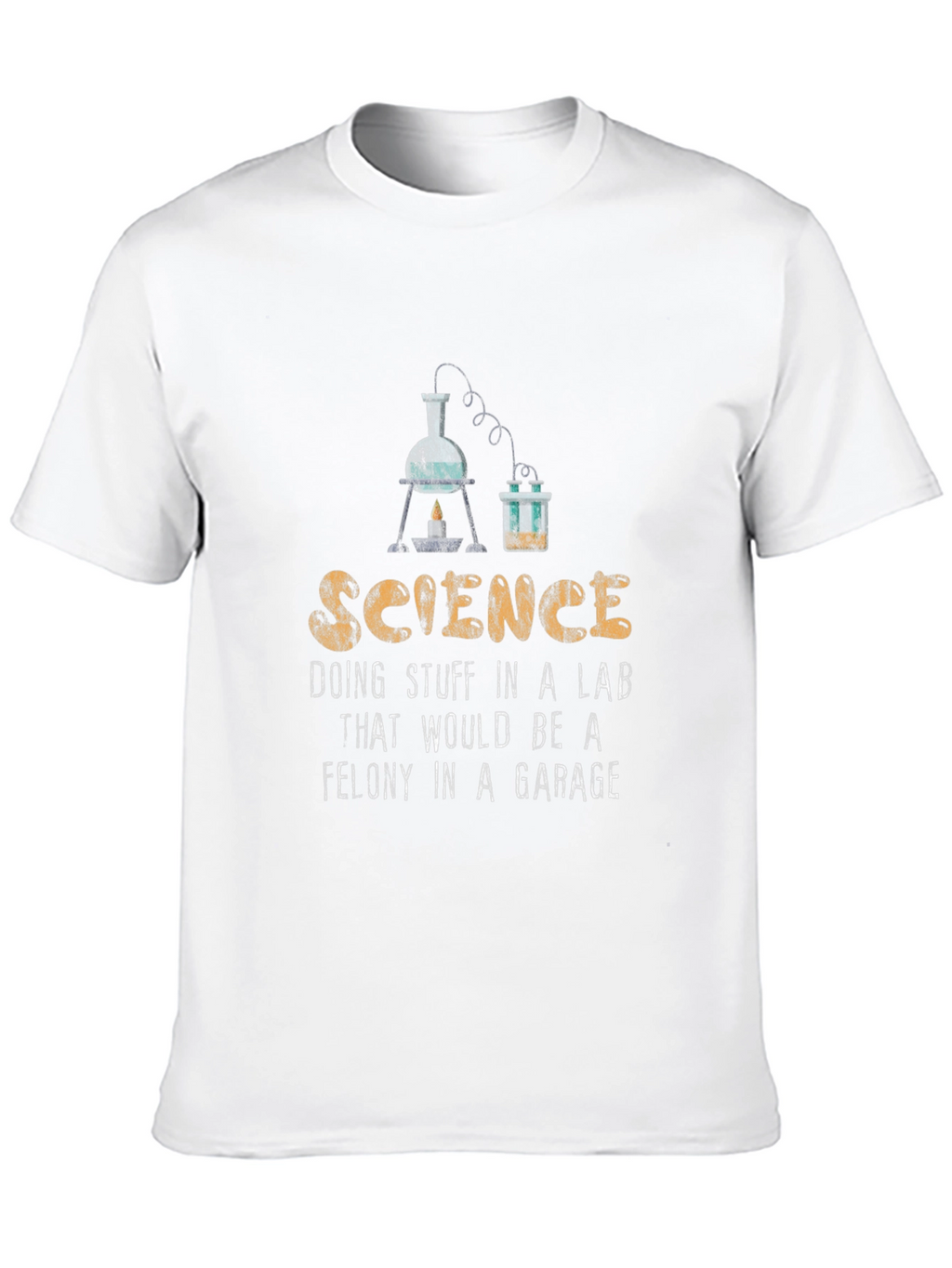 Science Lab Humor T-Shirt - Black