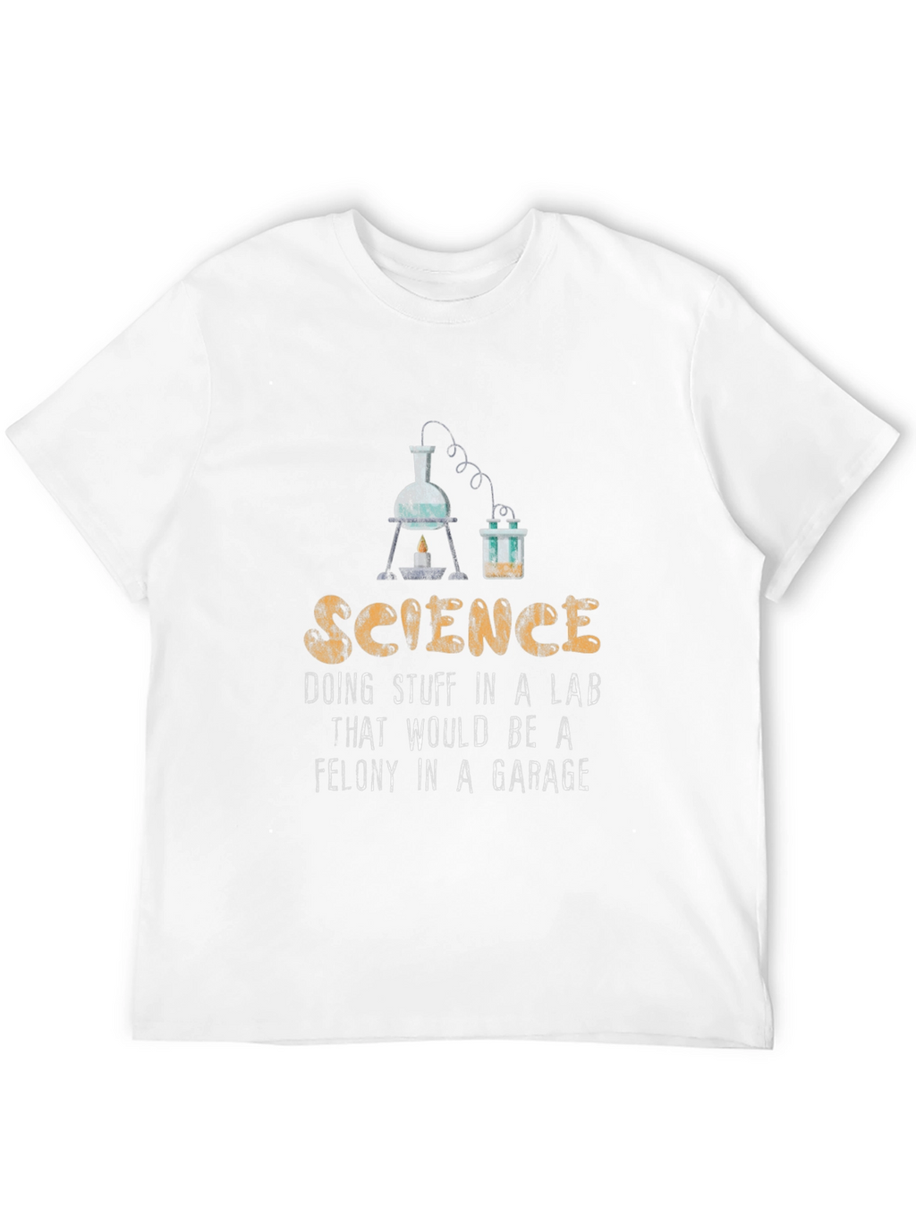 Science Lab Humor T-Shirt - Black