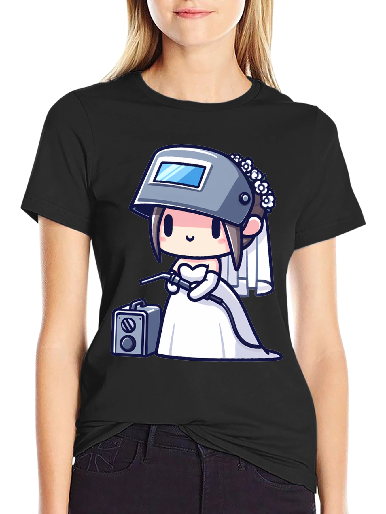 Welder Bride T-Shirt - Funny Wedding Tee
