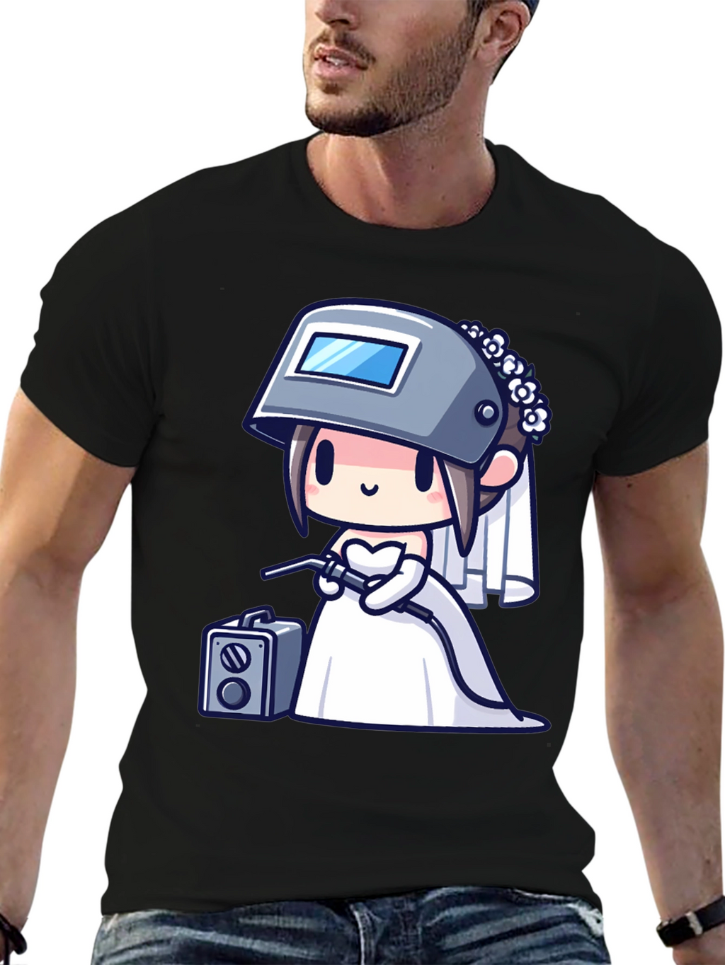 Welder Bride T-Shirt - Funny Wedding Tee