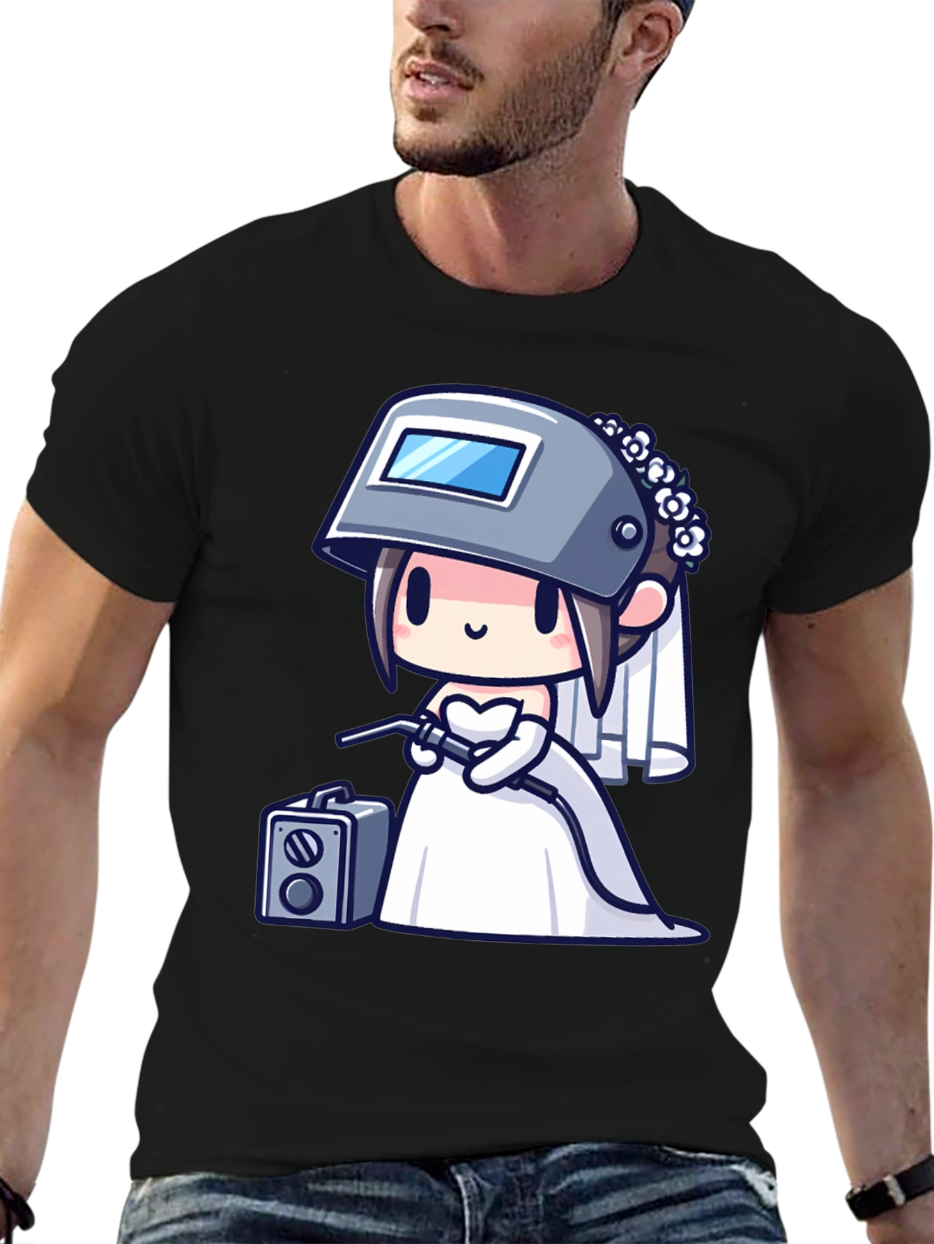 Welder Bride T-Shirt - Funny Wedding Tee