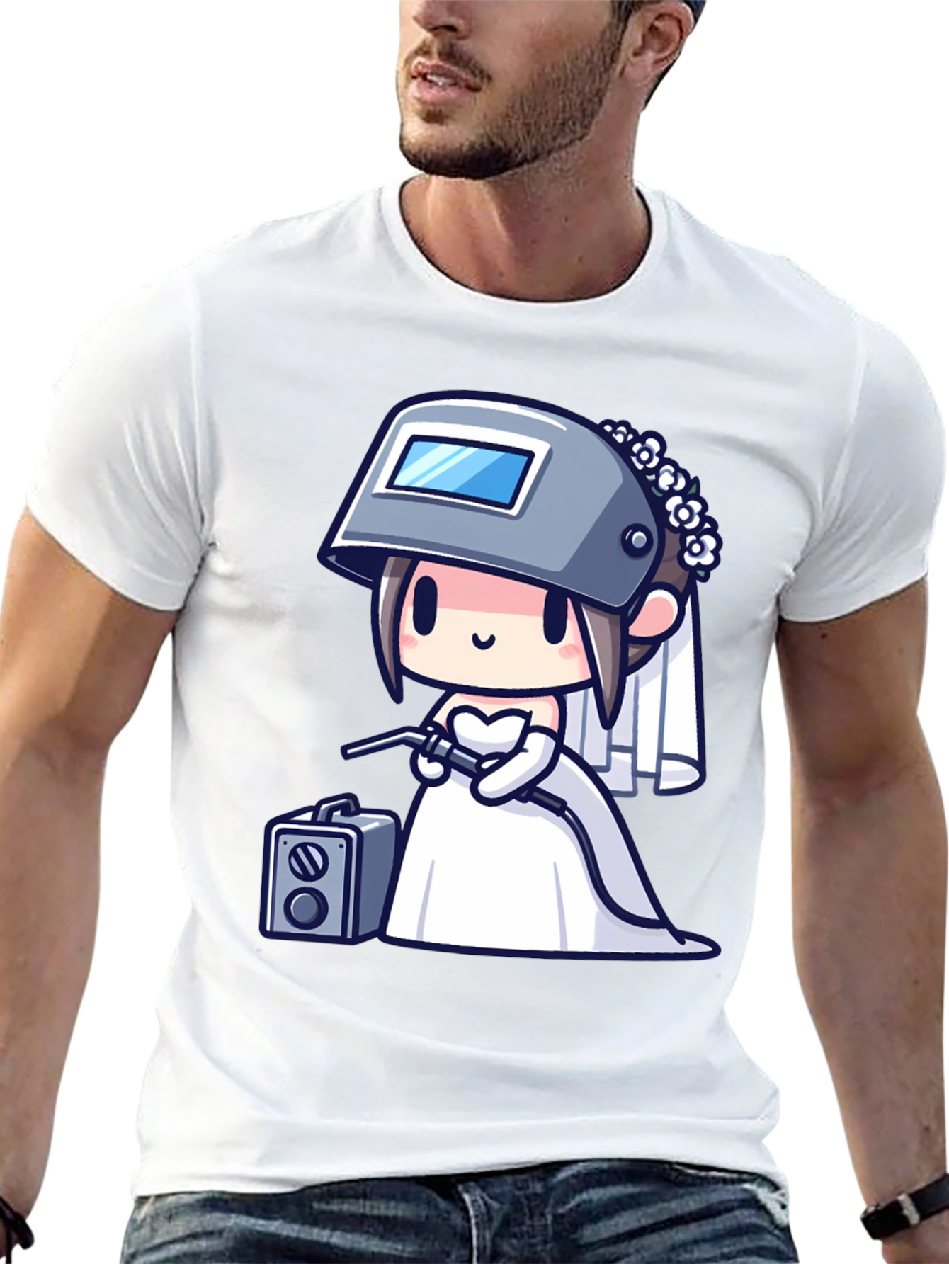 Welder Bride T-Shirt - Funny Wedding Tee