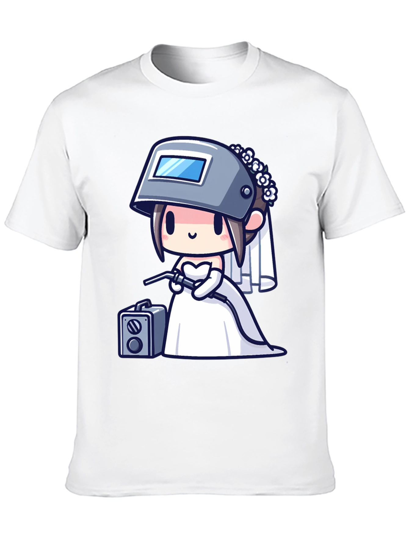 Welder Bride T-Shirt - Funny Wedding Tee