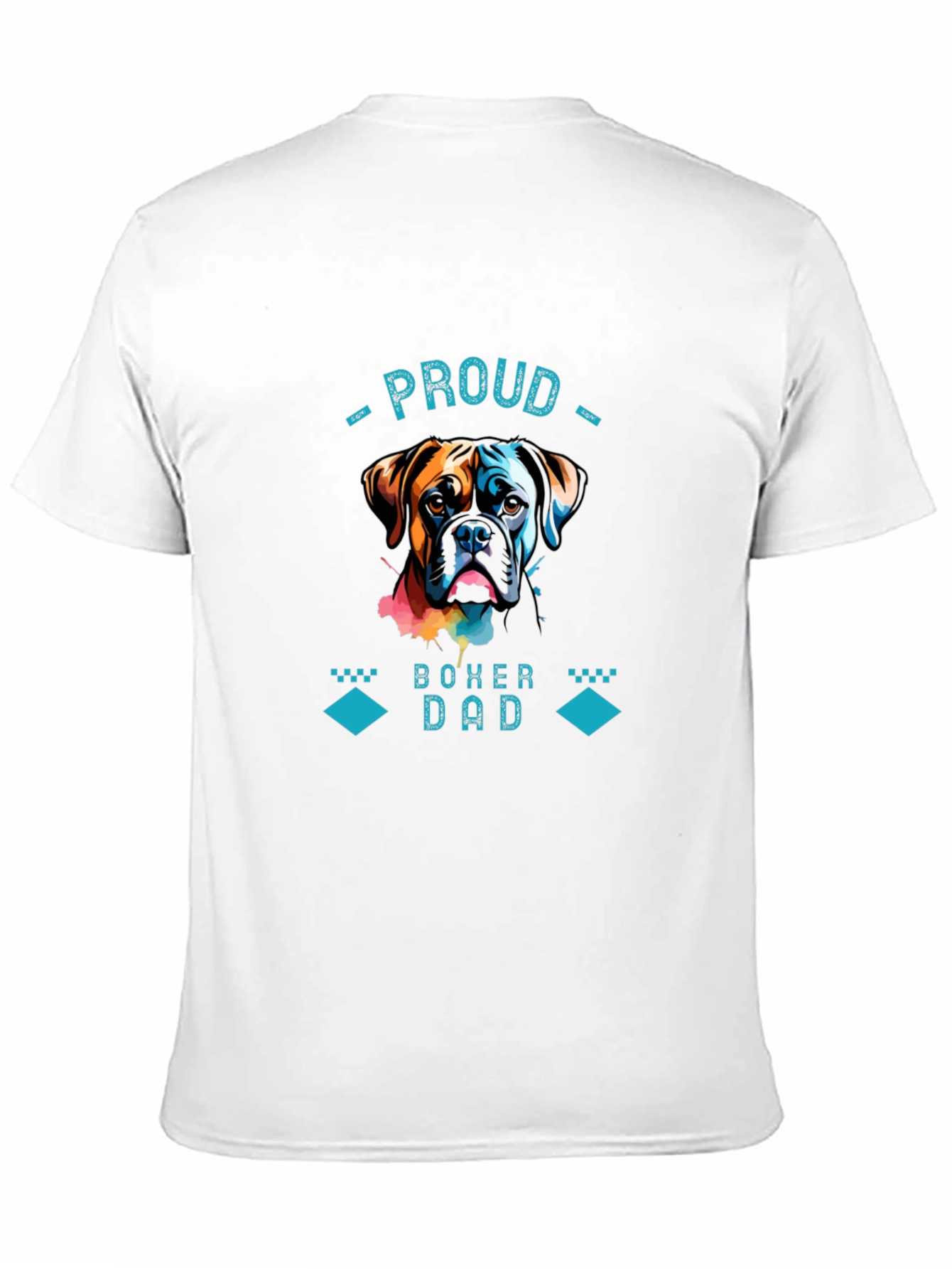 Proud Boxer Dad Graphic T-Shirt
