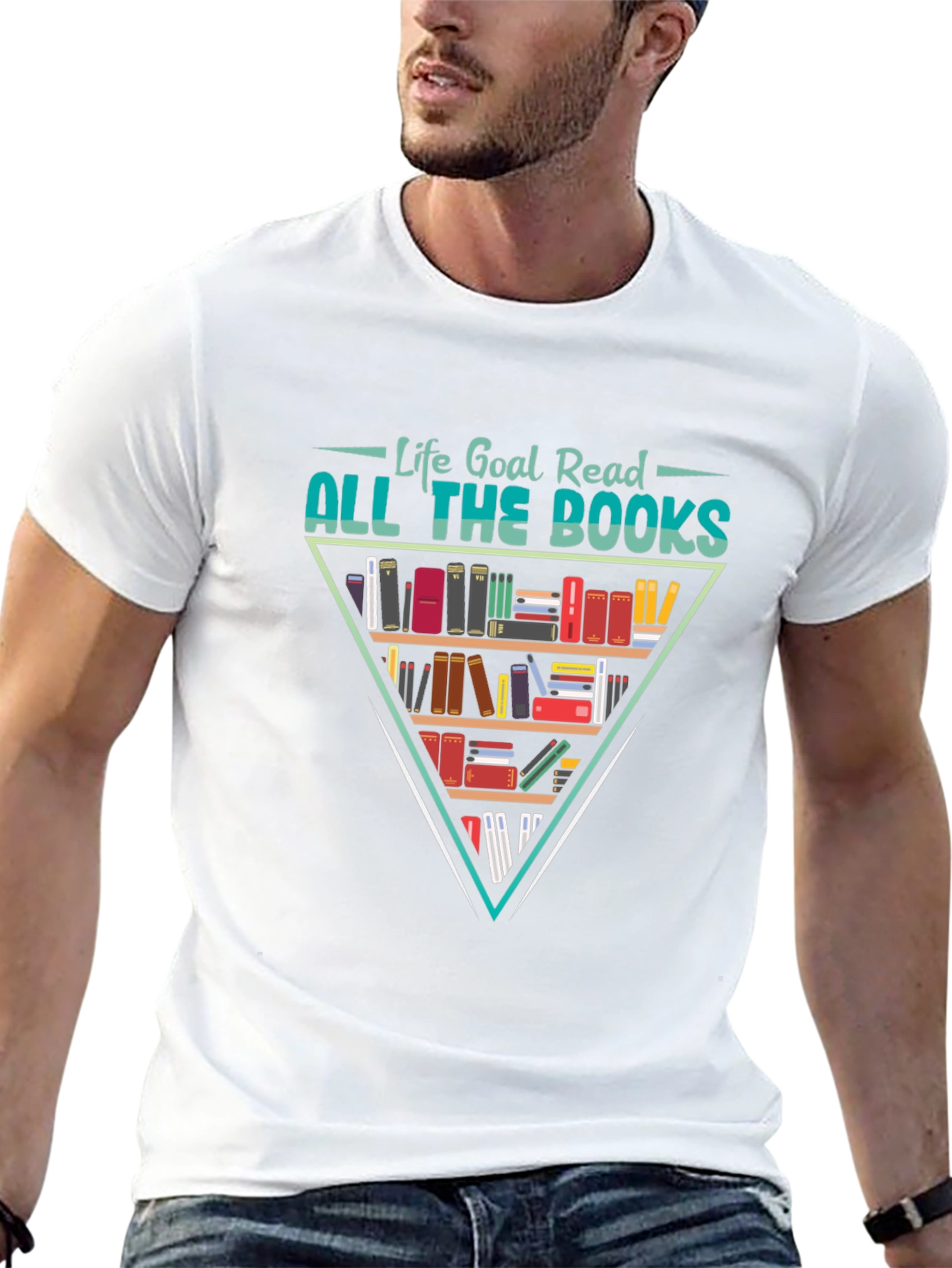 Life Goal Read All The Books Graphic T-Shirt