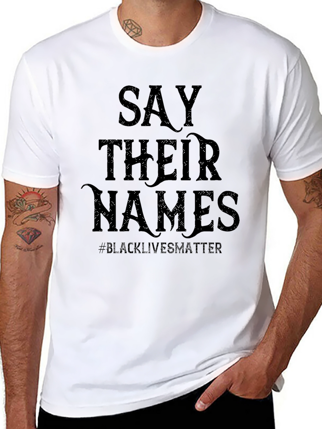 Say Their Names Black Lives Matter T-Shirt