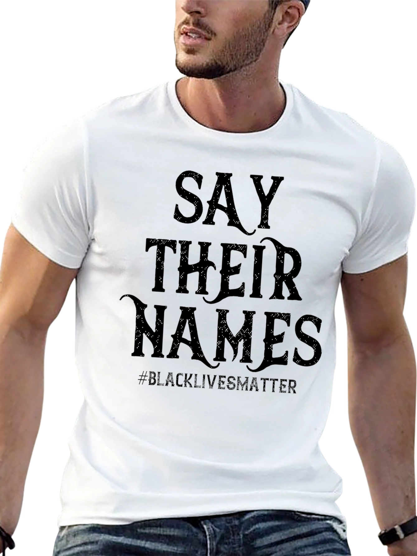 Say Their Names Black Lives Matter T-Shirt