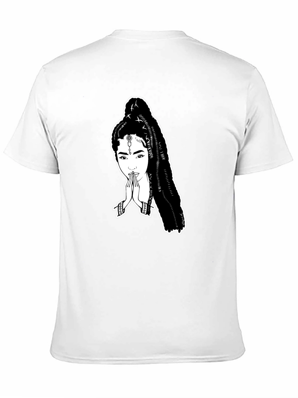 Black T-Shirt with Unique Graphic Print