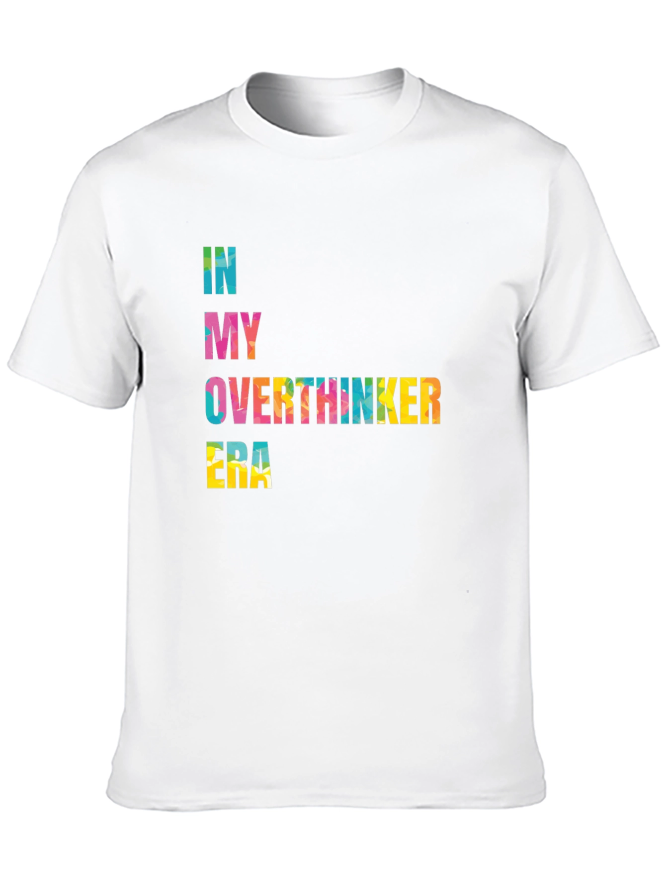 Overthinker Era Black T-Shirt