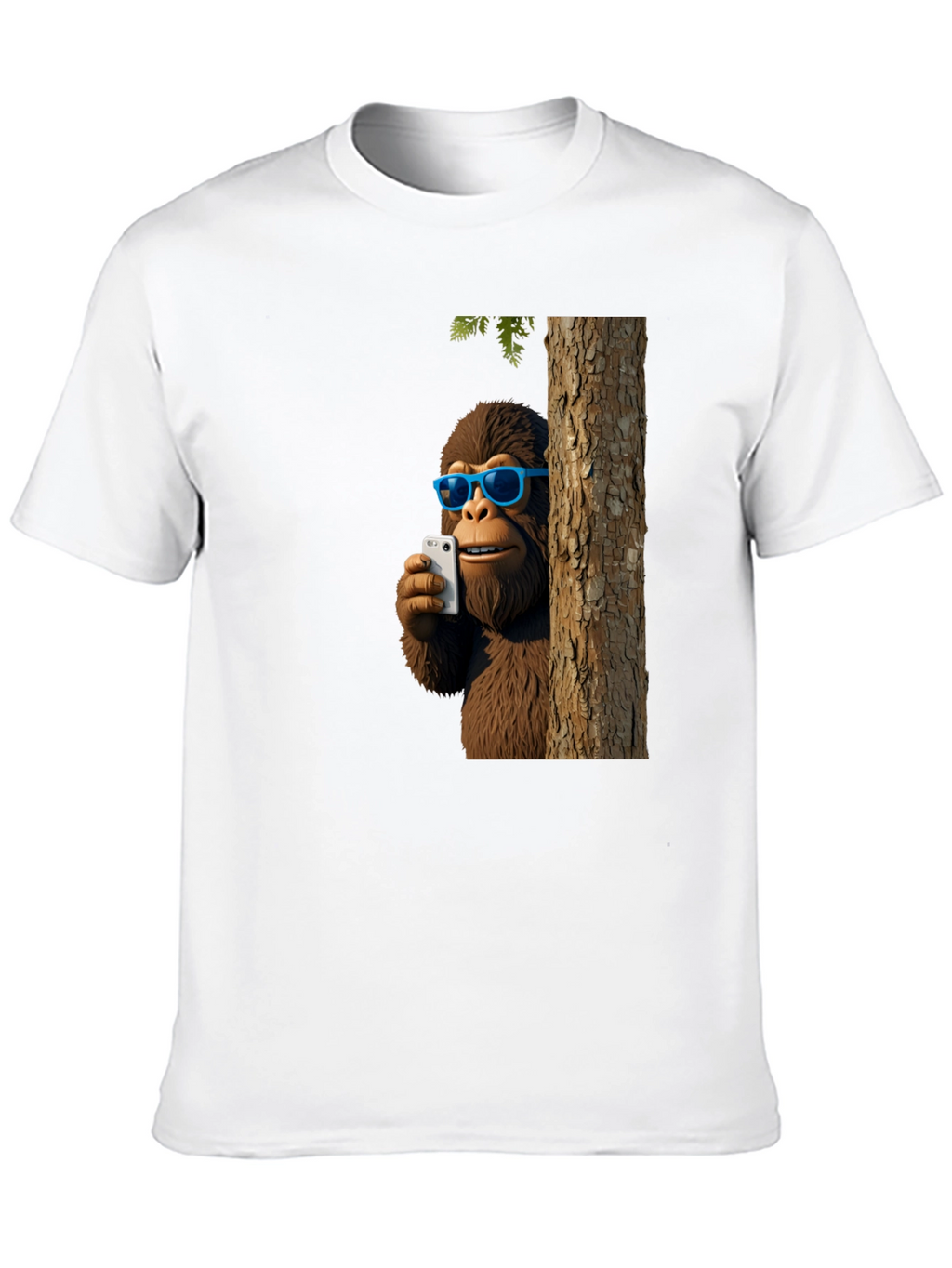 Sasquatch Selfie T-Shirt - Funny Bigfoot Tee