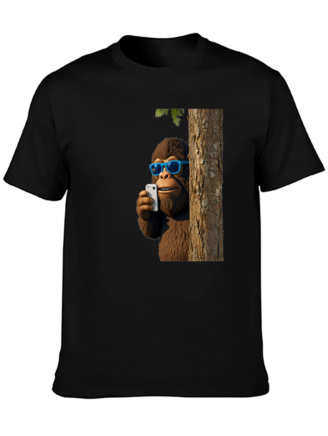 Sasquatch Selfie T-Shirt - Funny Bigfoot Tee