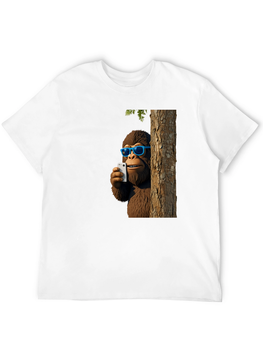 Sasquatch Selfie T-Shirt - Funny Bigfoot Tee