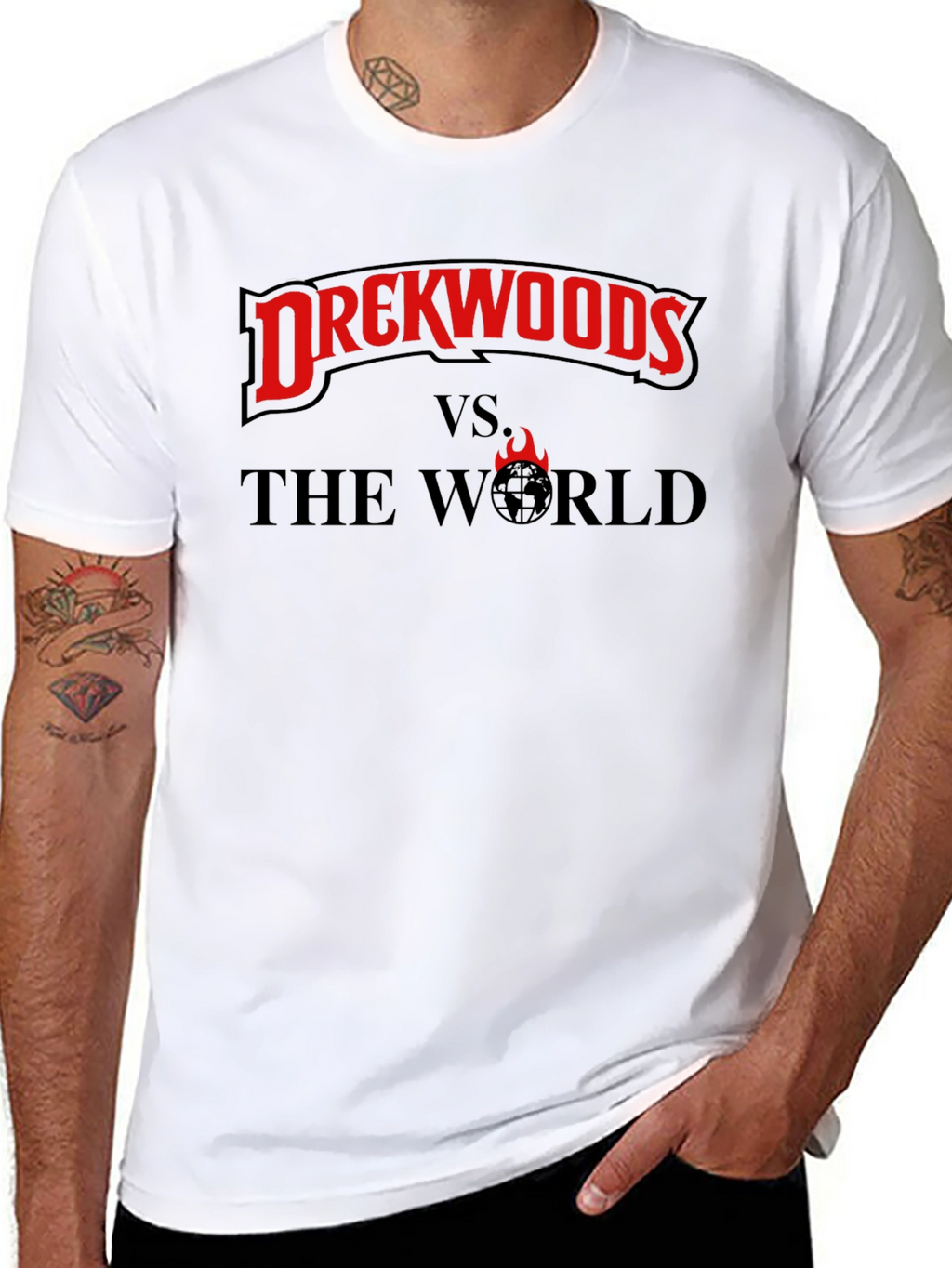 Drekwoods VS The World Graphic T-Shirt