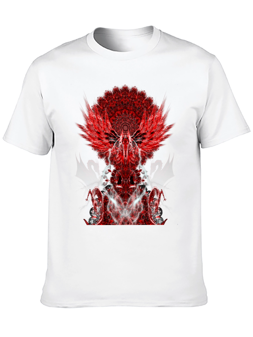 Winged Graphic Black T-Shirt