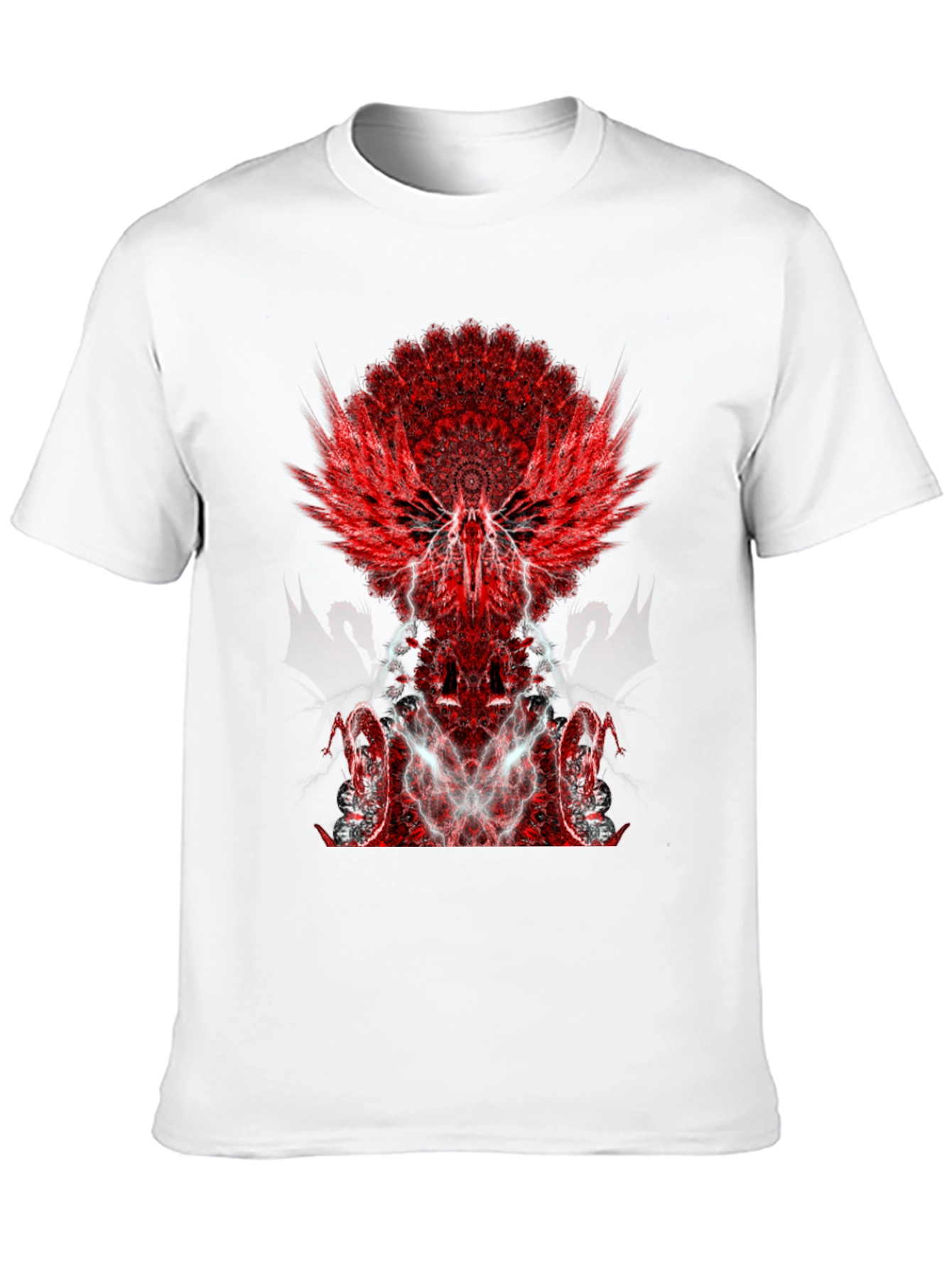 Winged Graphic Black T-Shirt