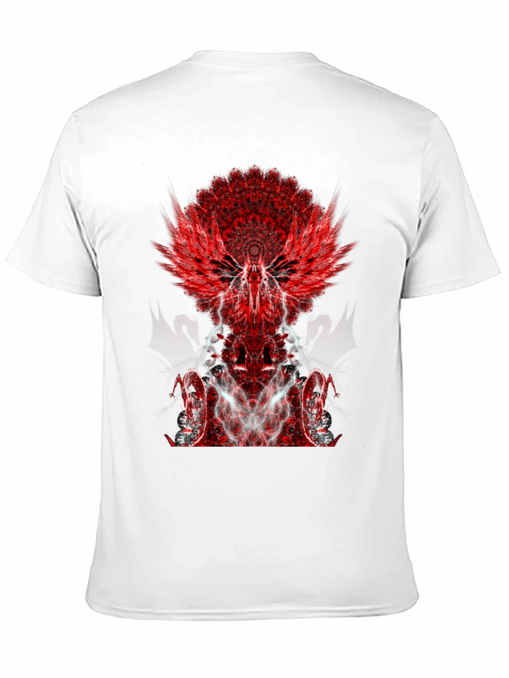 Winged Graphic Black T-Shirt