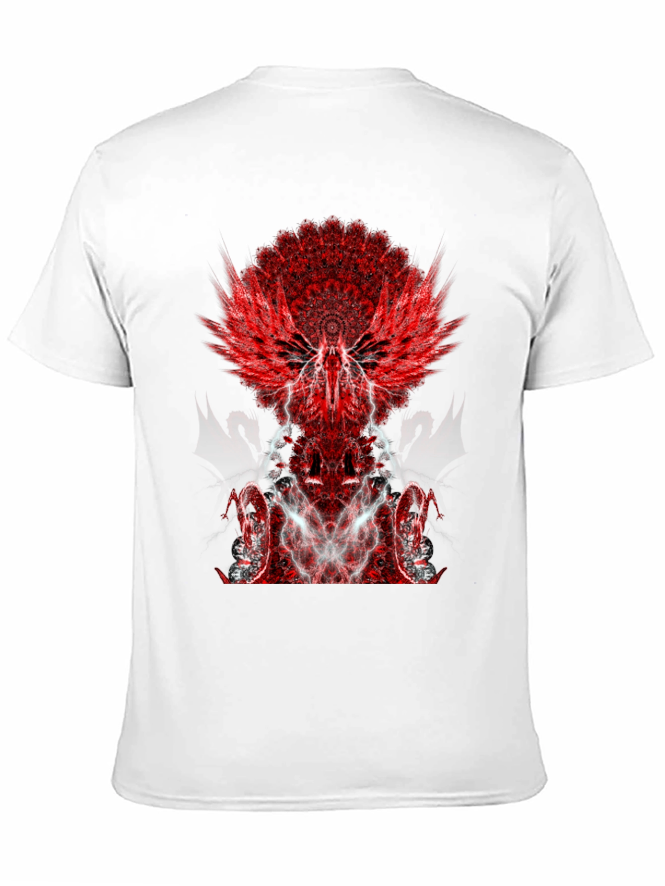 Winged Graphic Black T-Shirt