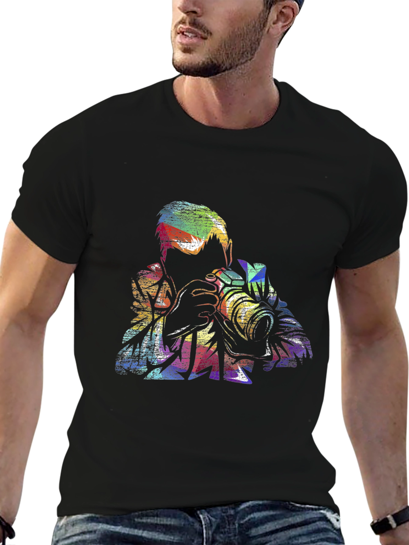 Colorful Photographer Graphic Tee