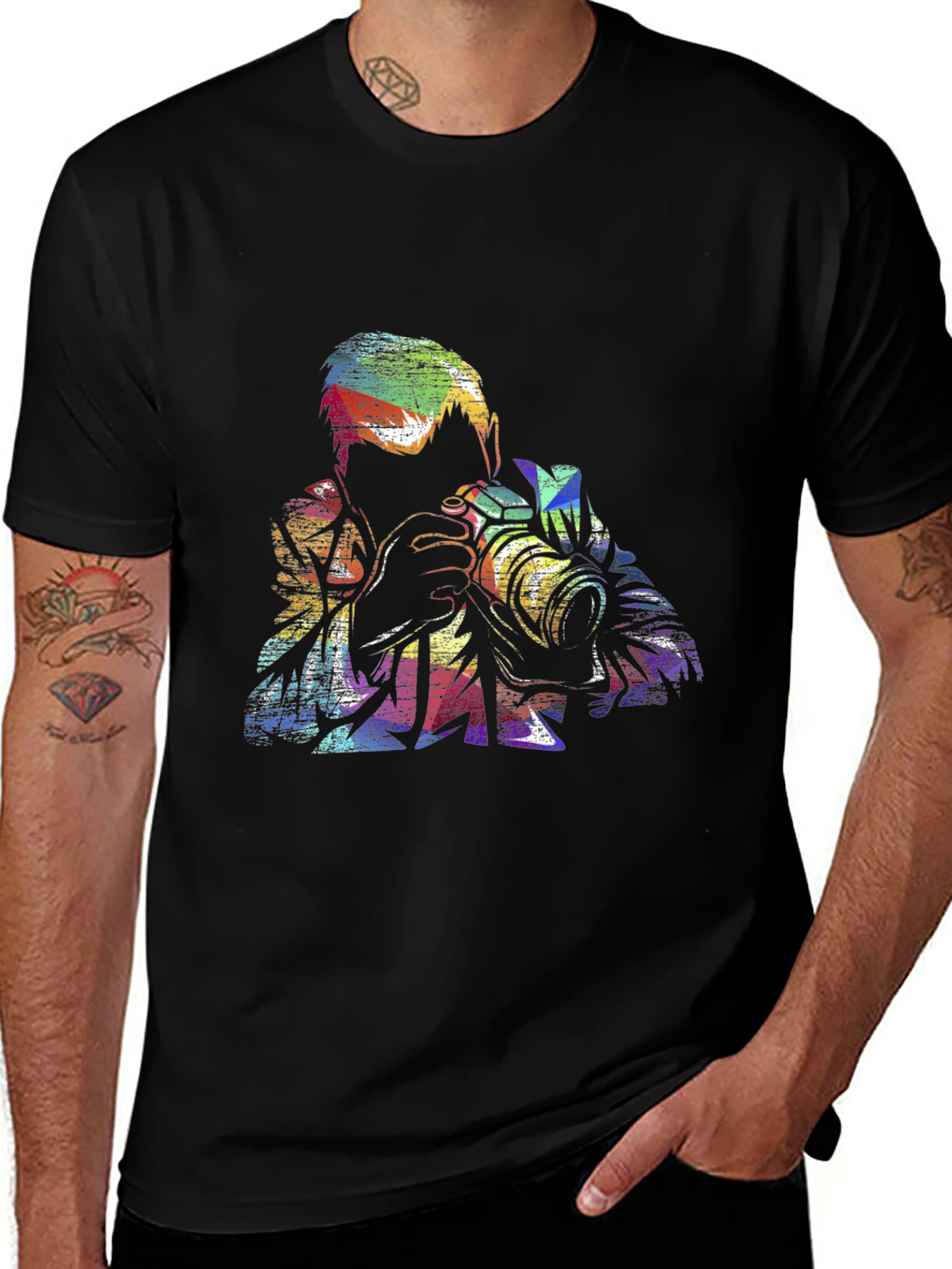 Colorful Photographer Graphic Tee