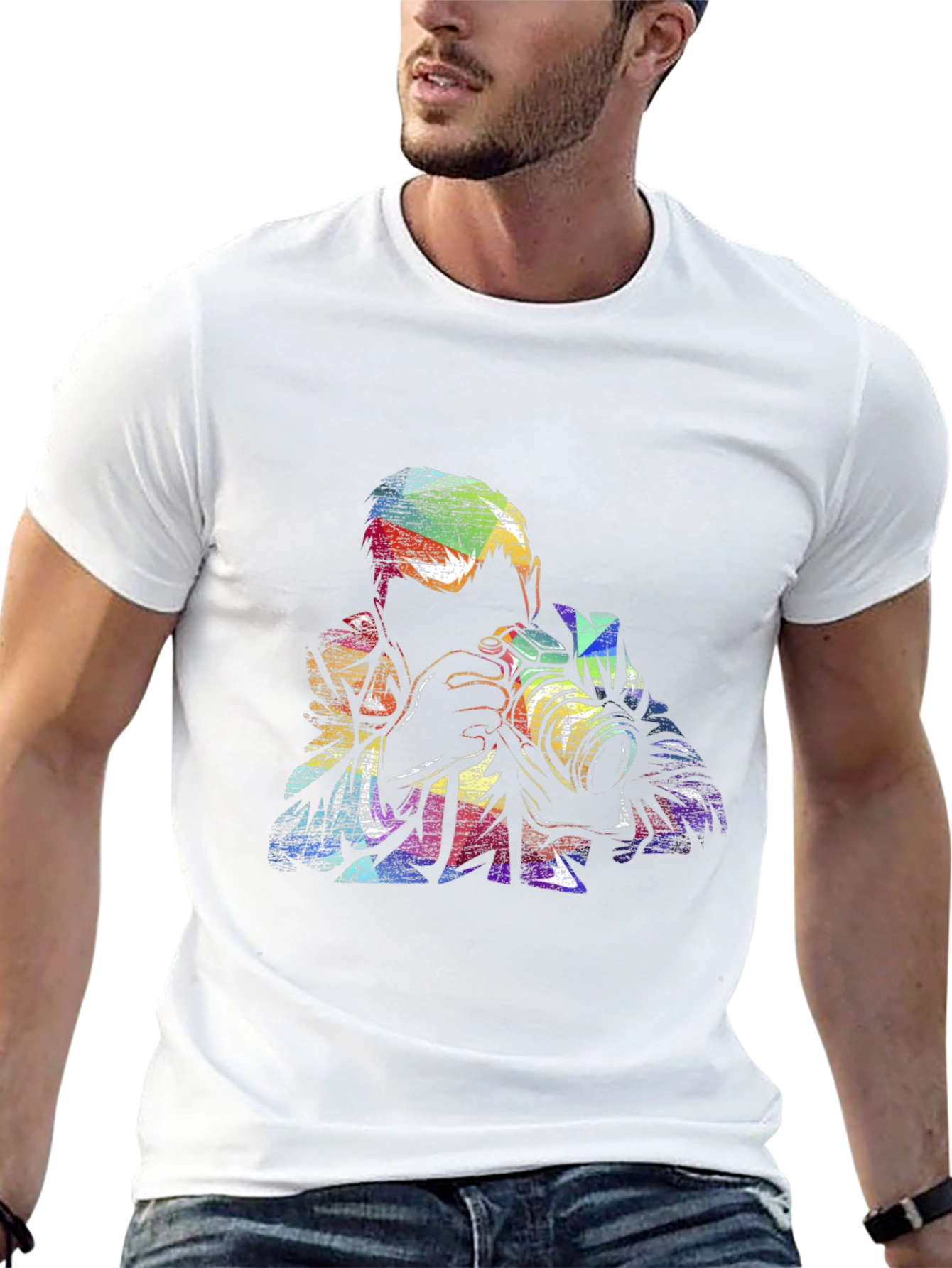 Colorful Photographer Graphic Tee