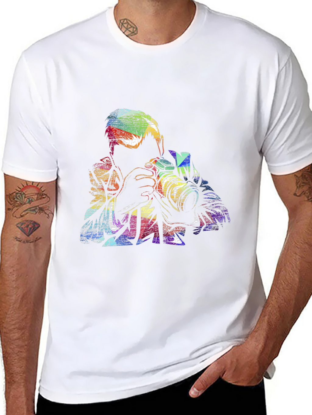 Colorful Photographer Graphic Tee