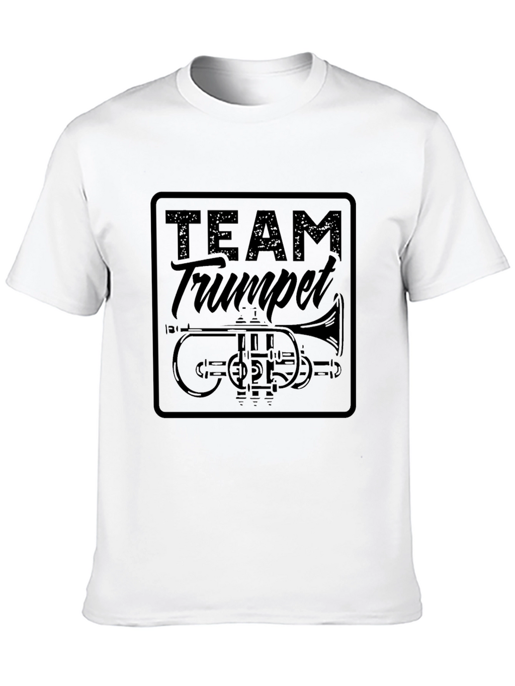 Team Trumpet T-Shirt Music Instrument Band Tee