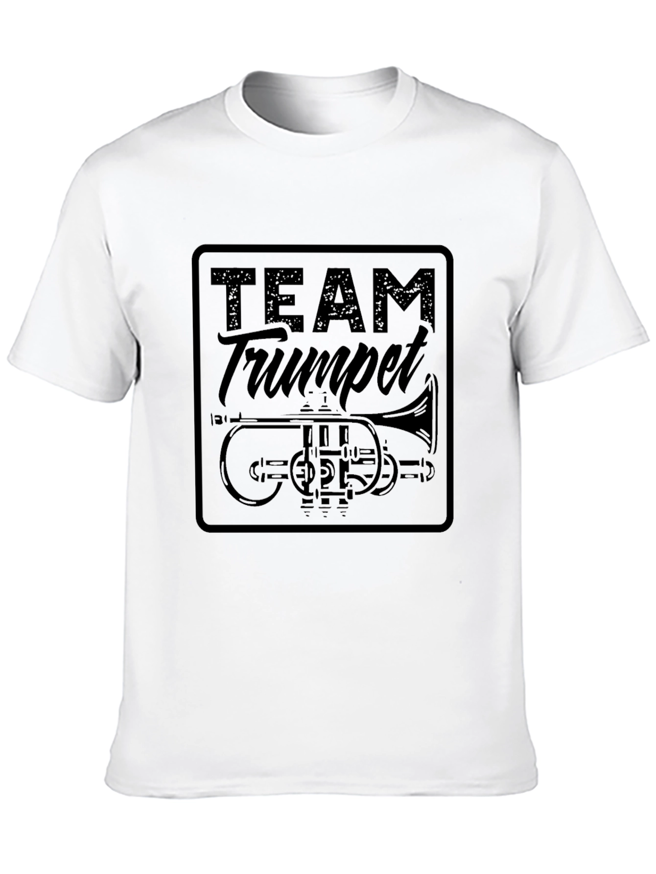 Team Trumpet T-Shirt Music Instrument Band Tee