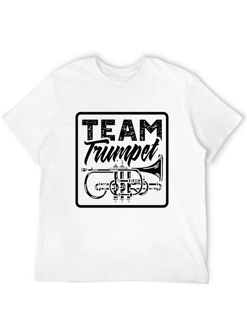 Team Trumpet T-Shirt Music Instrument Band Tee