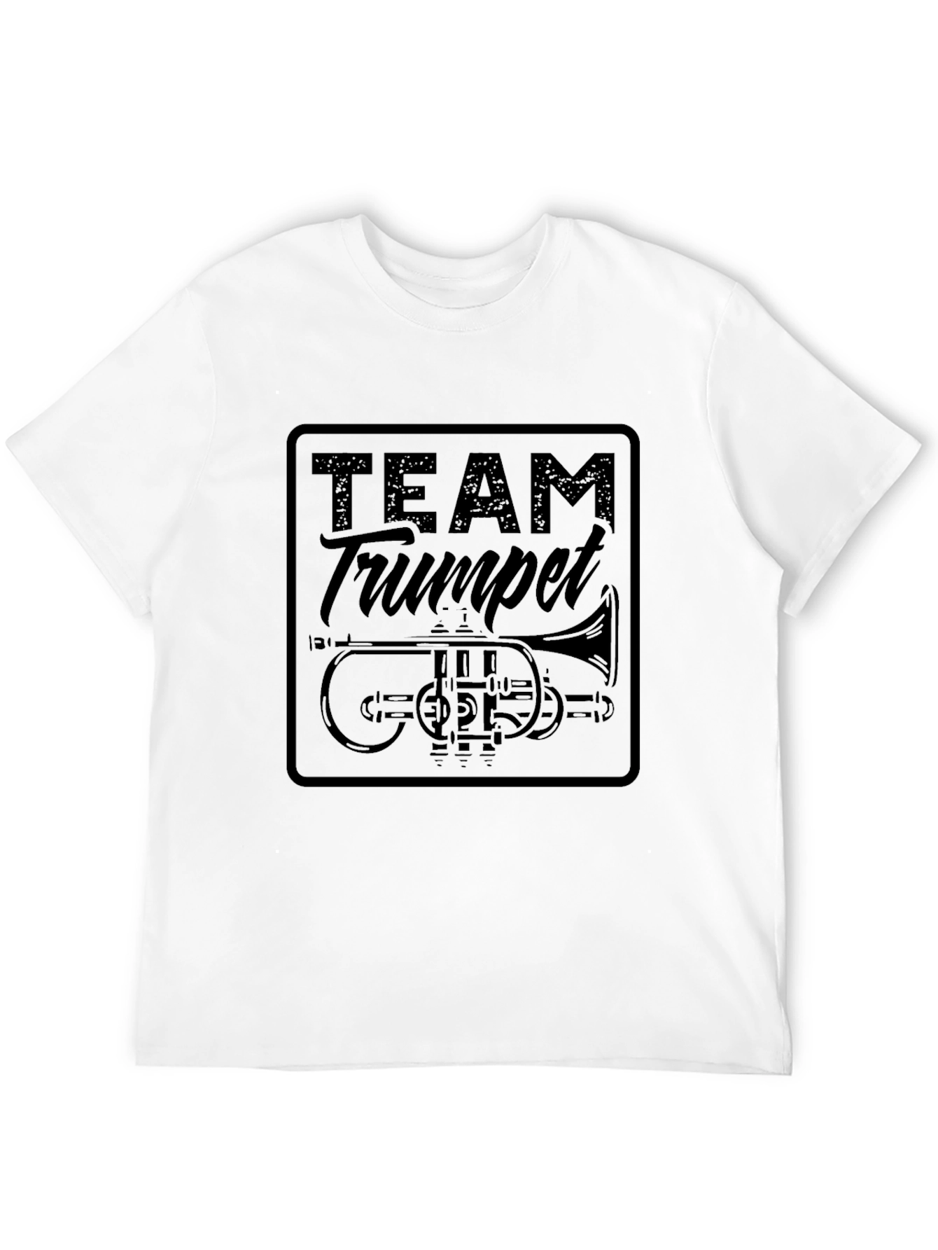 Team Trumpet T-Shirt Music Instrument Band Tee