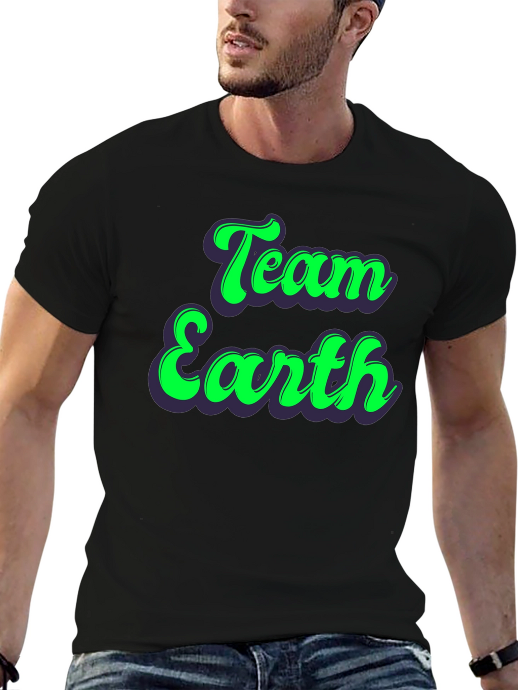 Team Earth Graphic Tee - Environmental Awareness