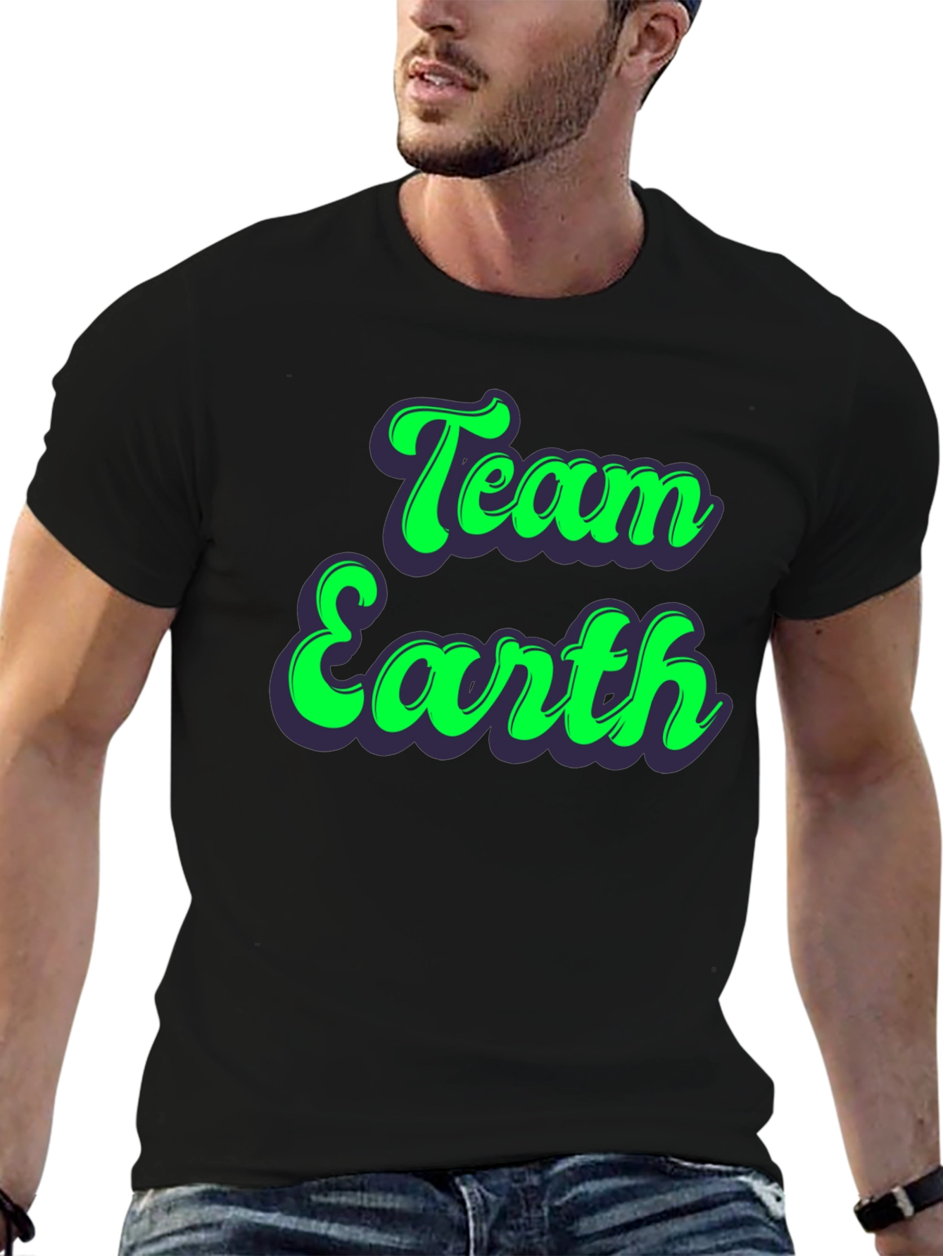 Team Earth Graphic Tee - Environmental Awareness