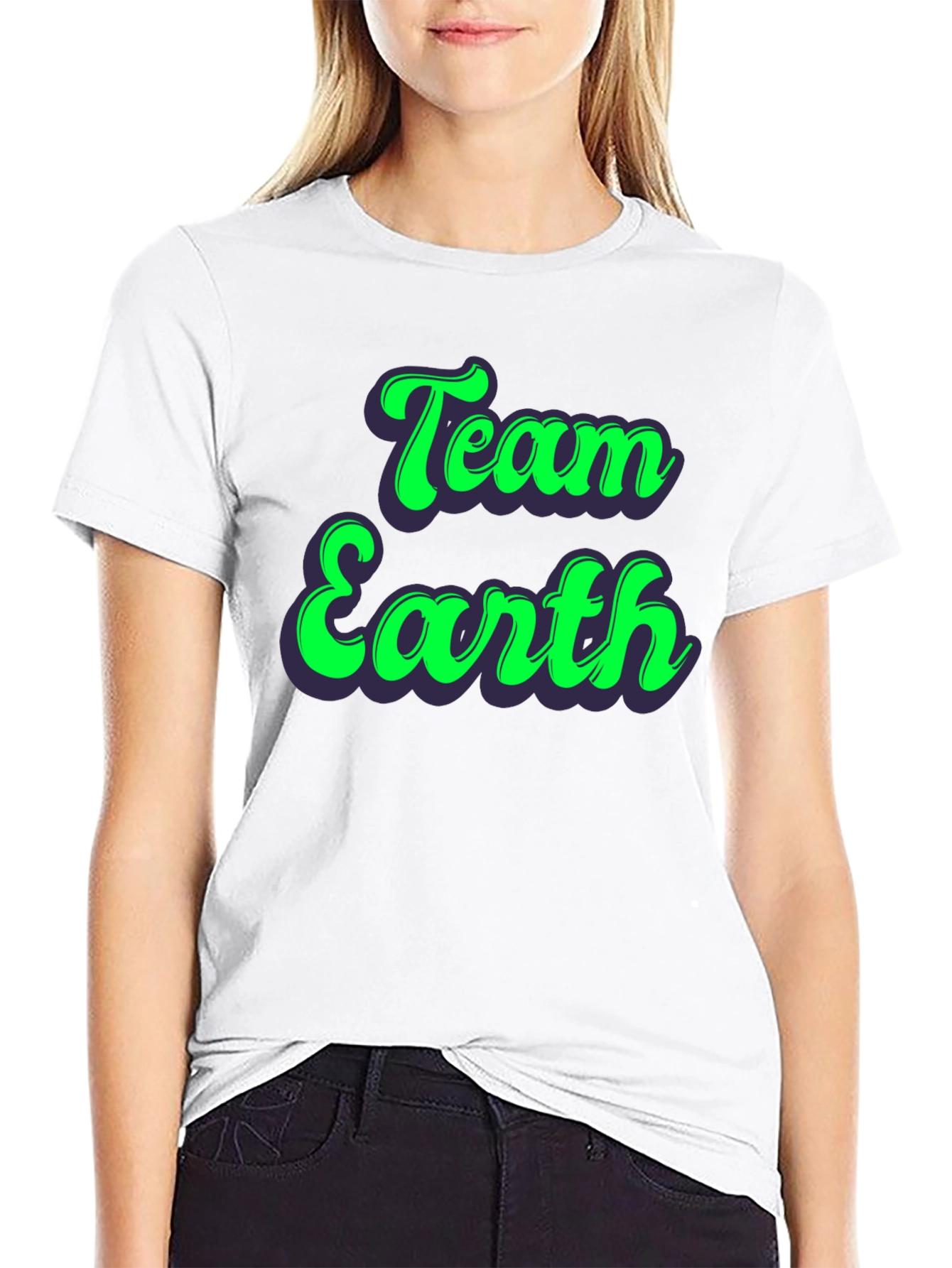 Team Earth Graphic Tee - Environmental Awareness