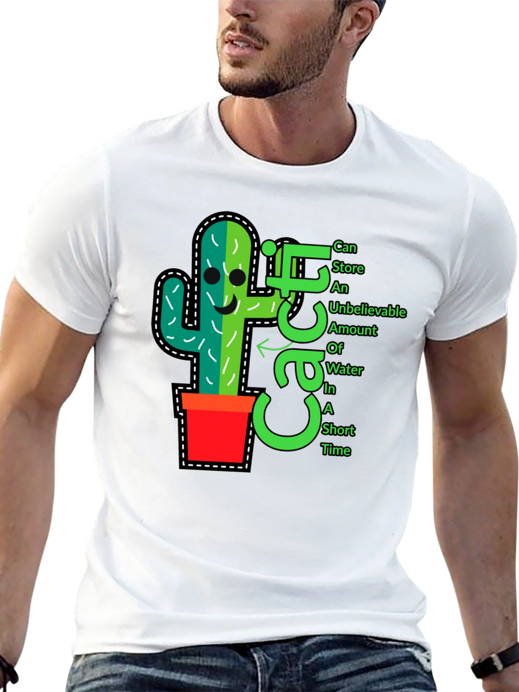 Cactus T-Shirt: Fun Unique Plant Graphic Tee