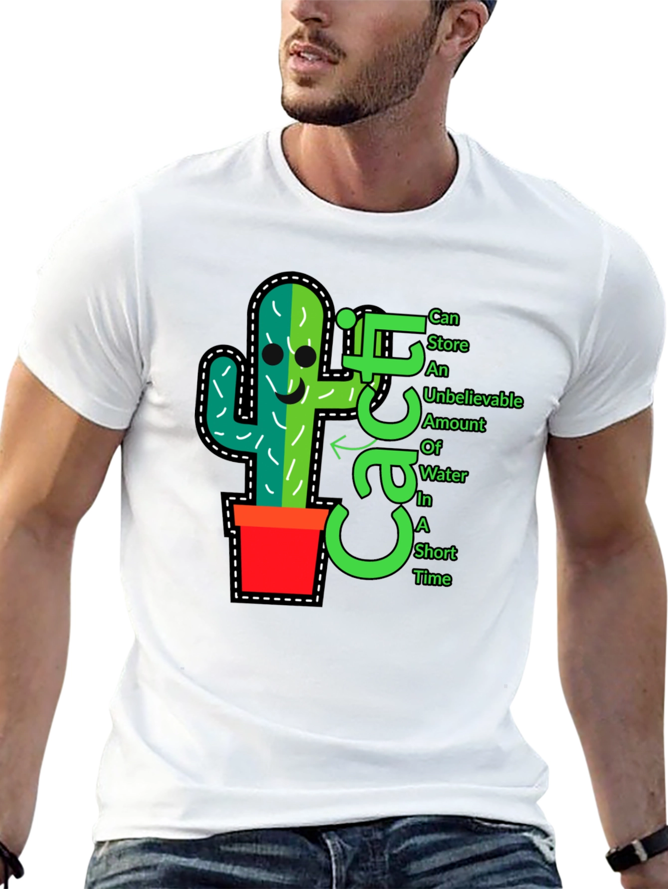 Cactus T-Shirt: Fun Unique Plant Graphic Tee
