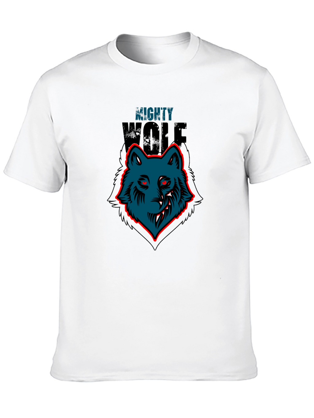 Mighty Wolf Graphic Tee - Black T-Shirt