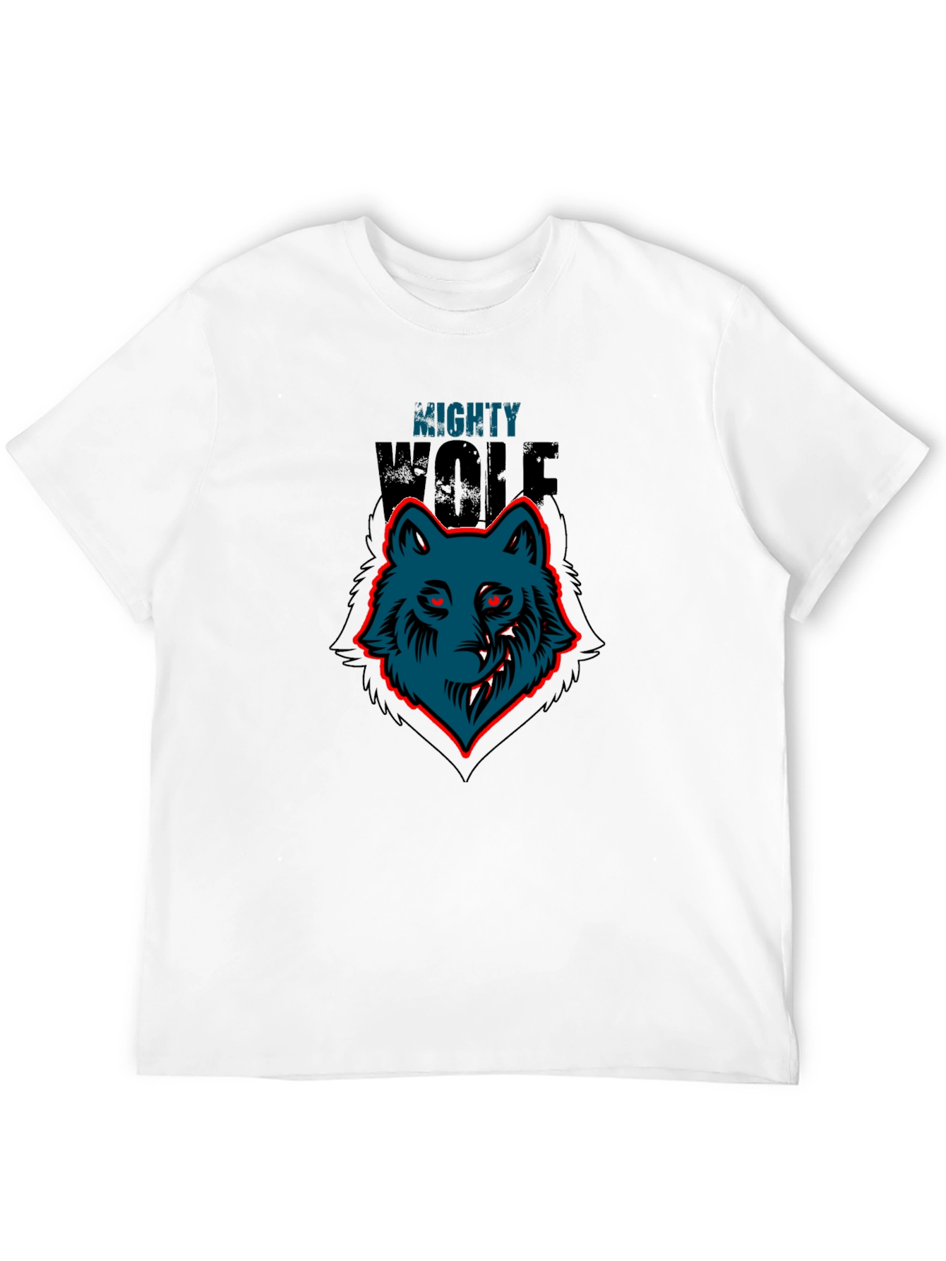 Mighty Wolf Graphic Tee - Black T-Shirt