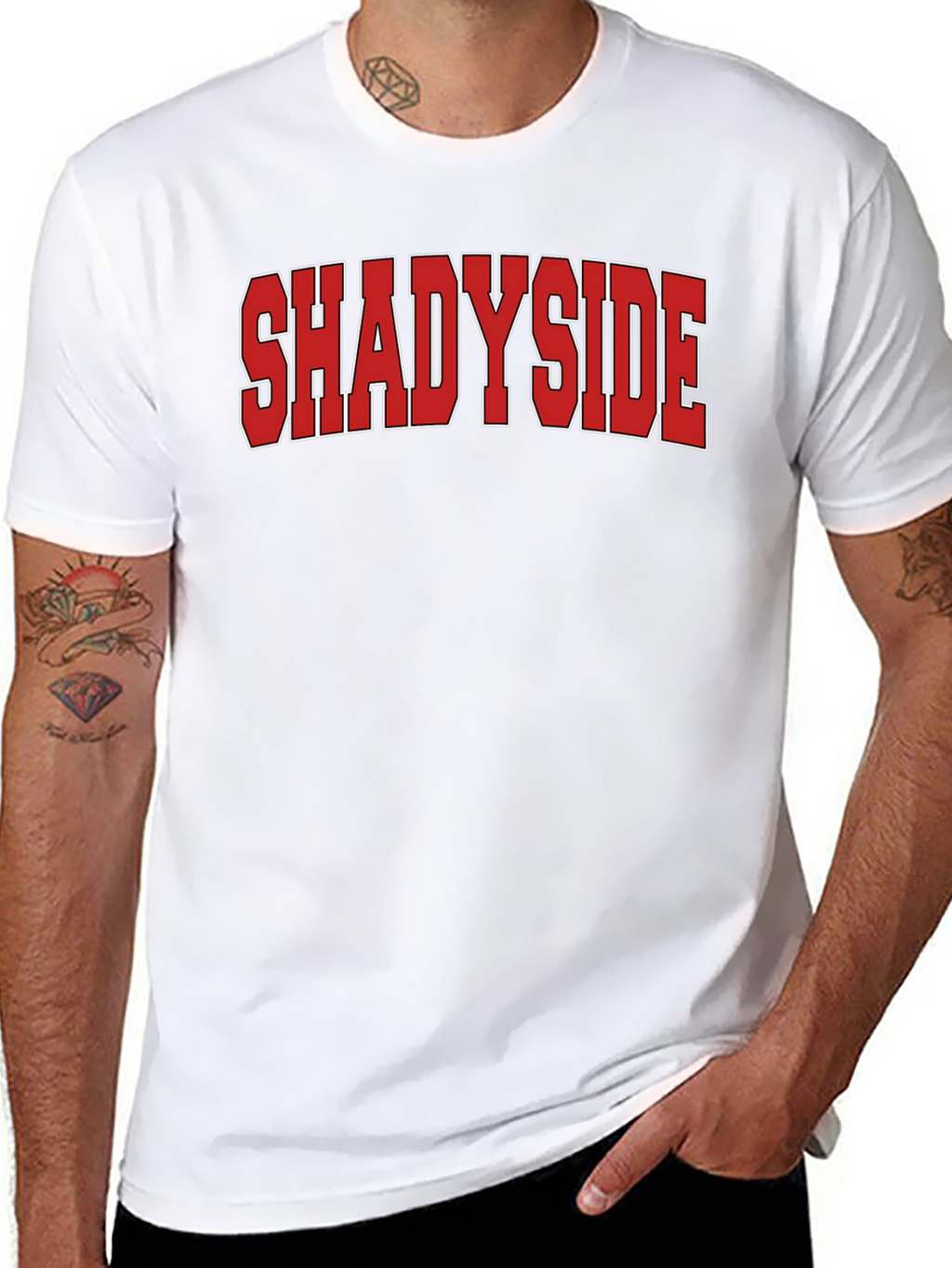 Shadyside Graphic T-Shirt - Black Crew Neck Tee