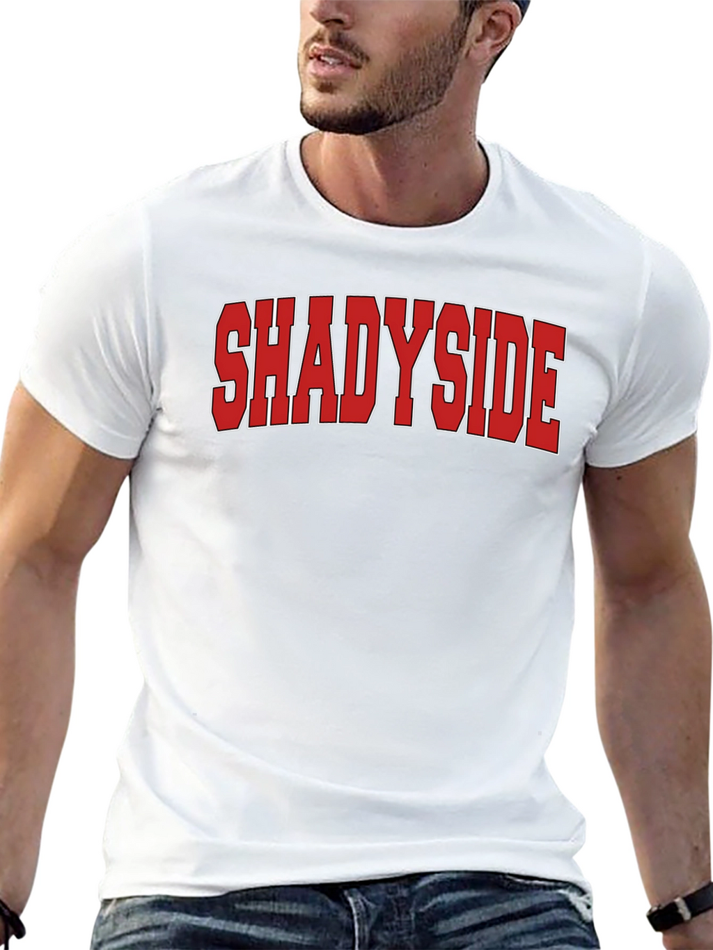 Shadyside Graphic T-Shirt - Black Crew Neck Tee