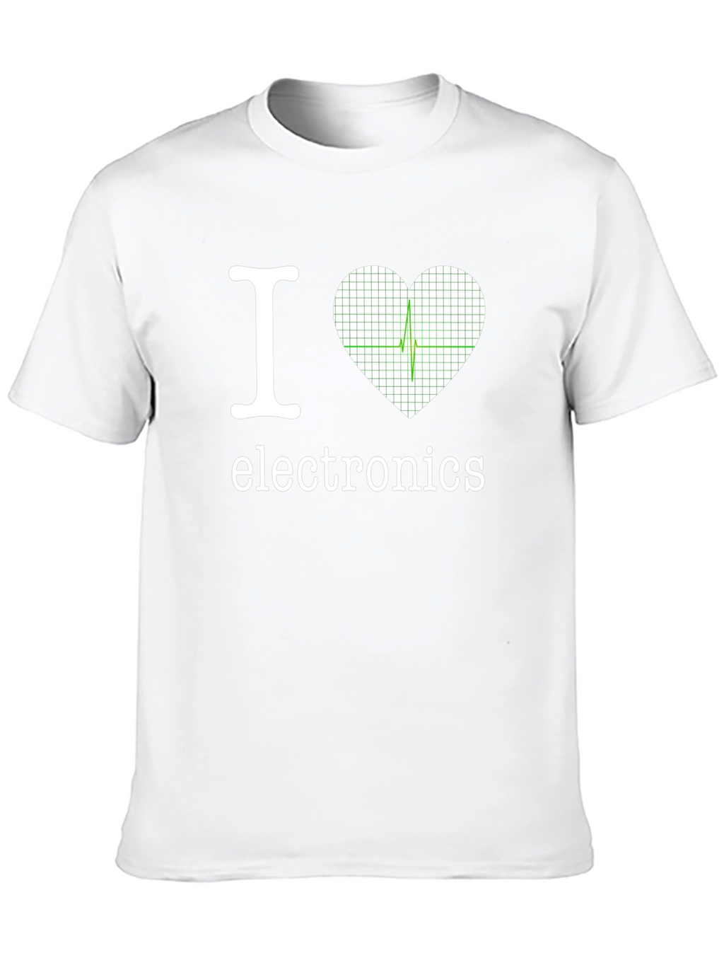 I Heart Electronics T-Shirt - Cool Geek Design