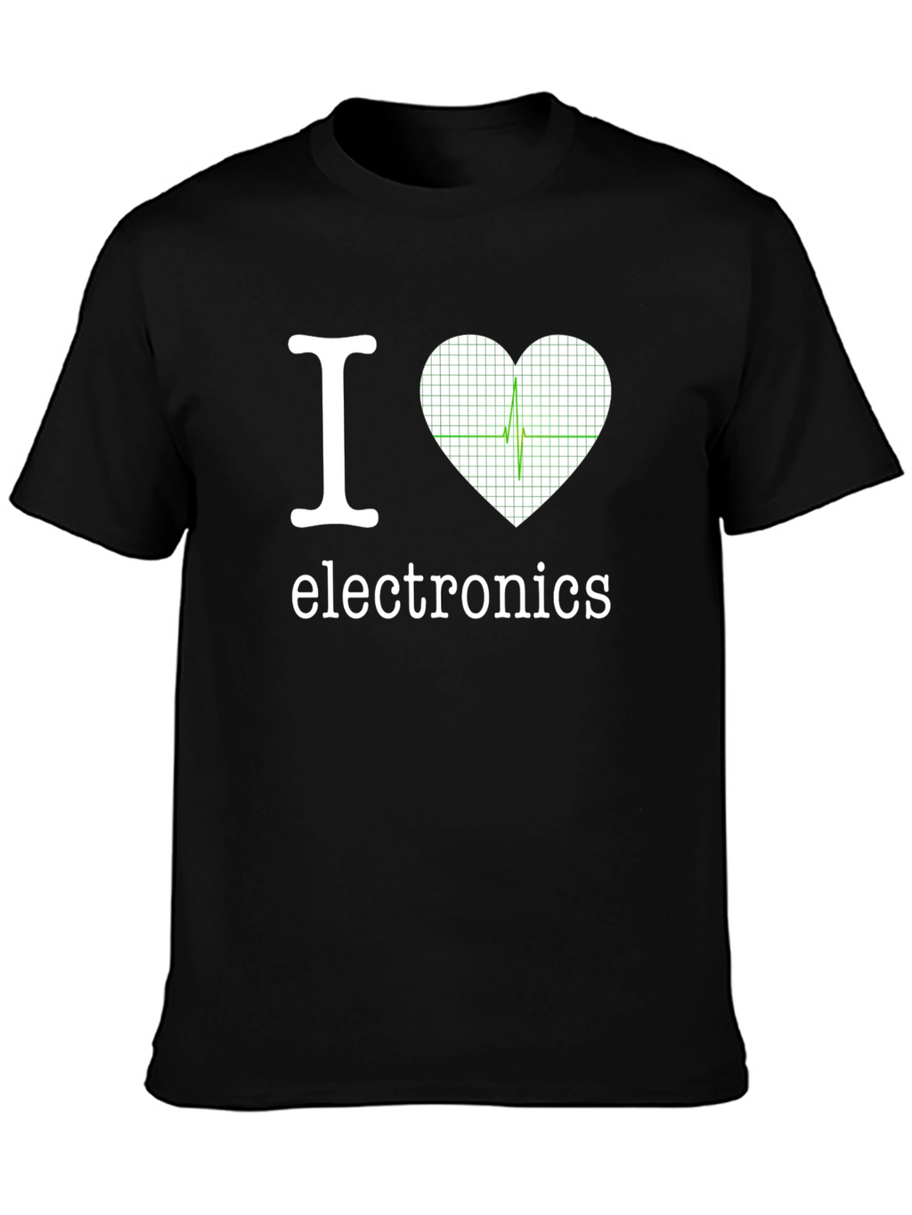 I Heart Electronics T-Shirt - Cool Geek Design