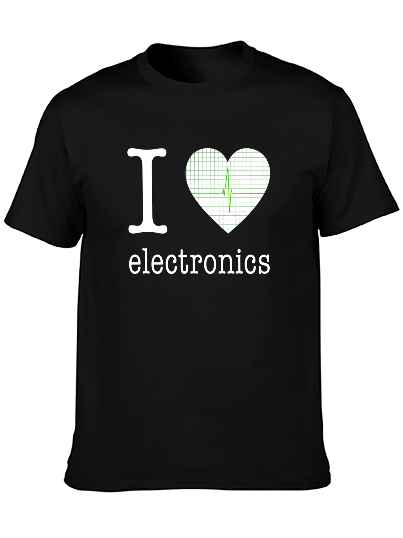 I Heart Electronics T-Shirt - Cool Geek Design