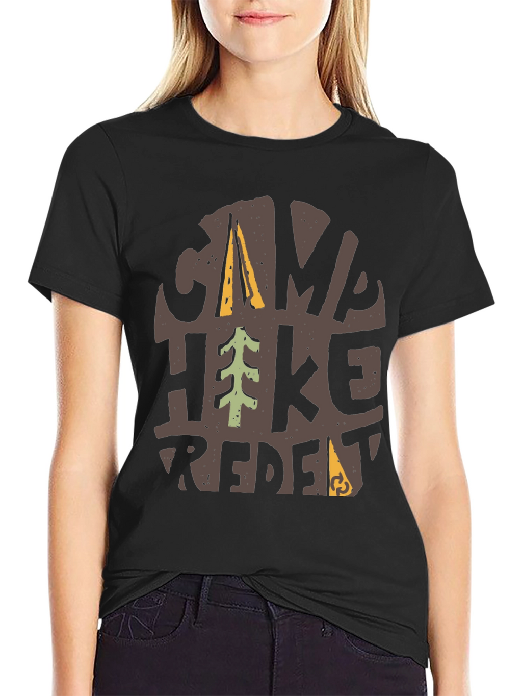Camp Hike Repeat Graphic T-Shirt