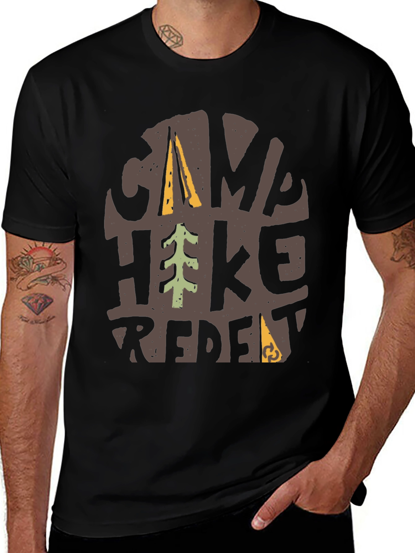 Camp Hike Repeat Graphic T-Shirt