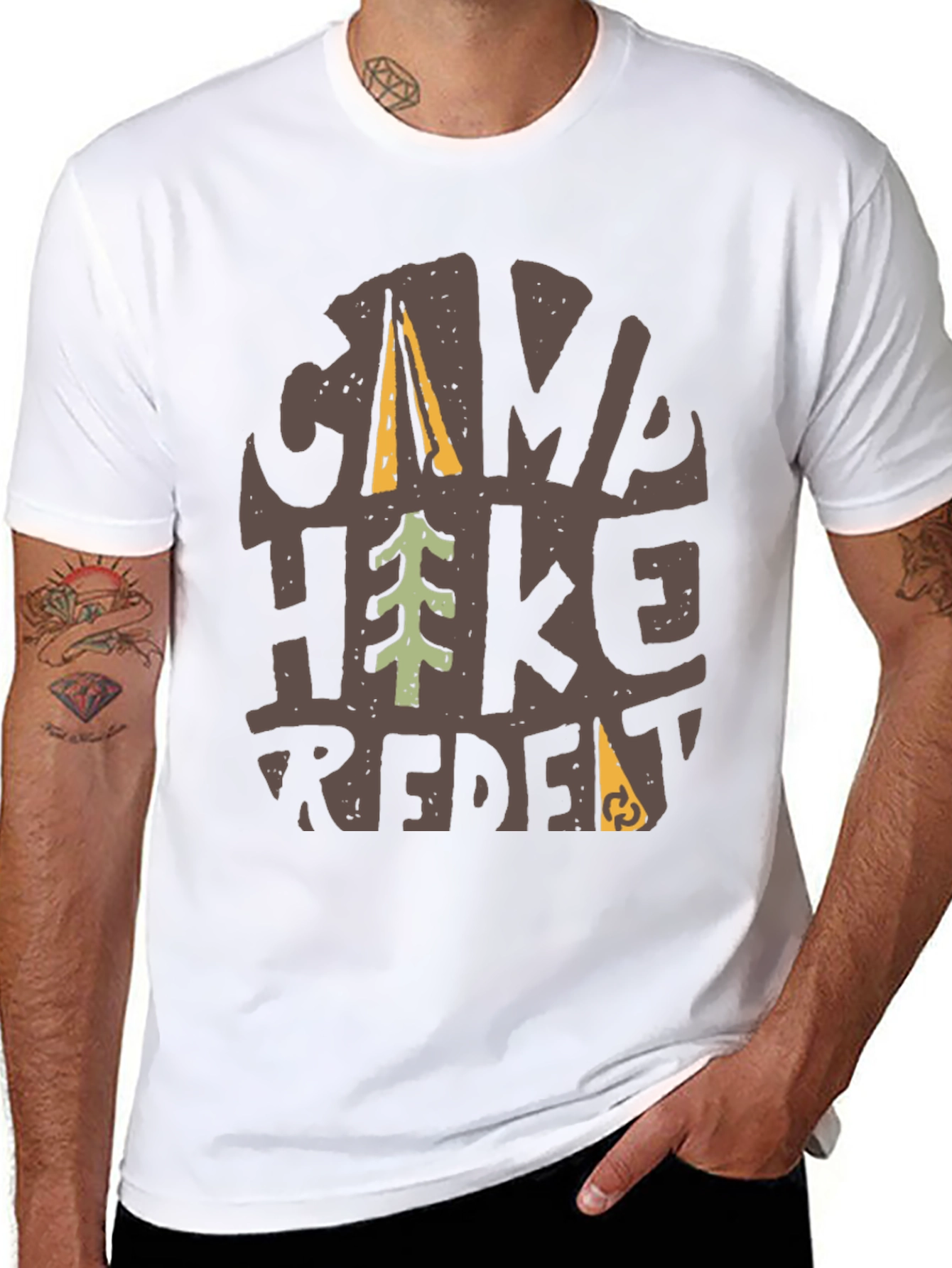 Camp Hike Repeat Graphic T-Shirt